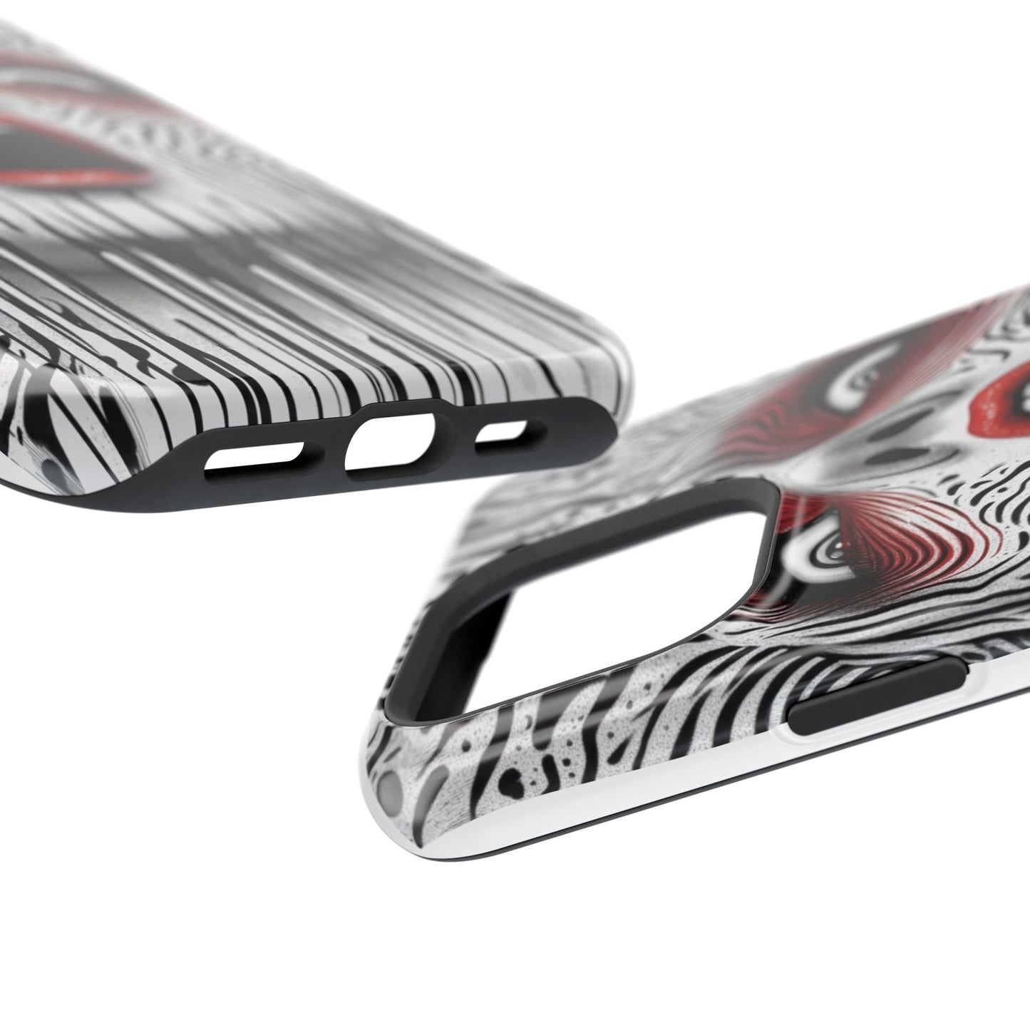"Punk Meltdown" Luxury Magnetic Wireless Charging iPhone Case by Moxie Jay