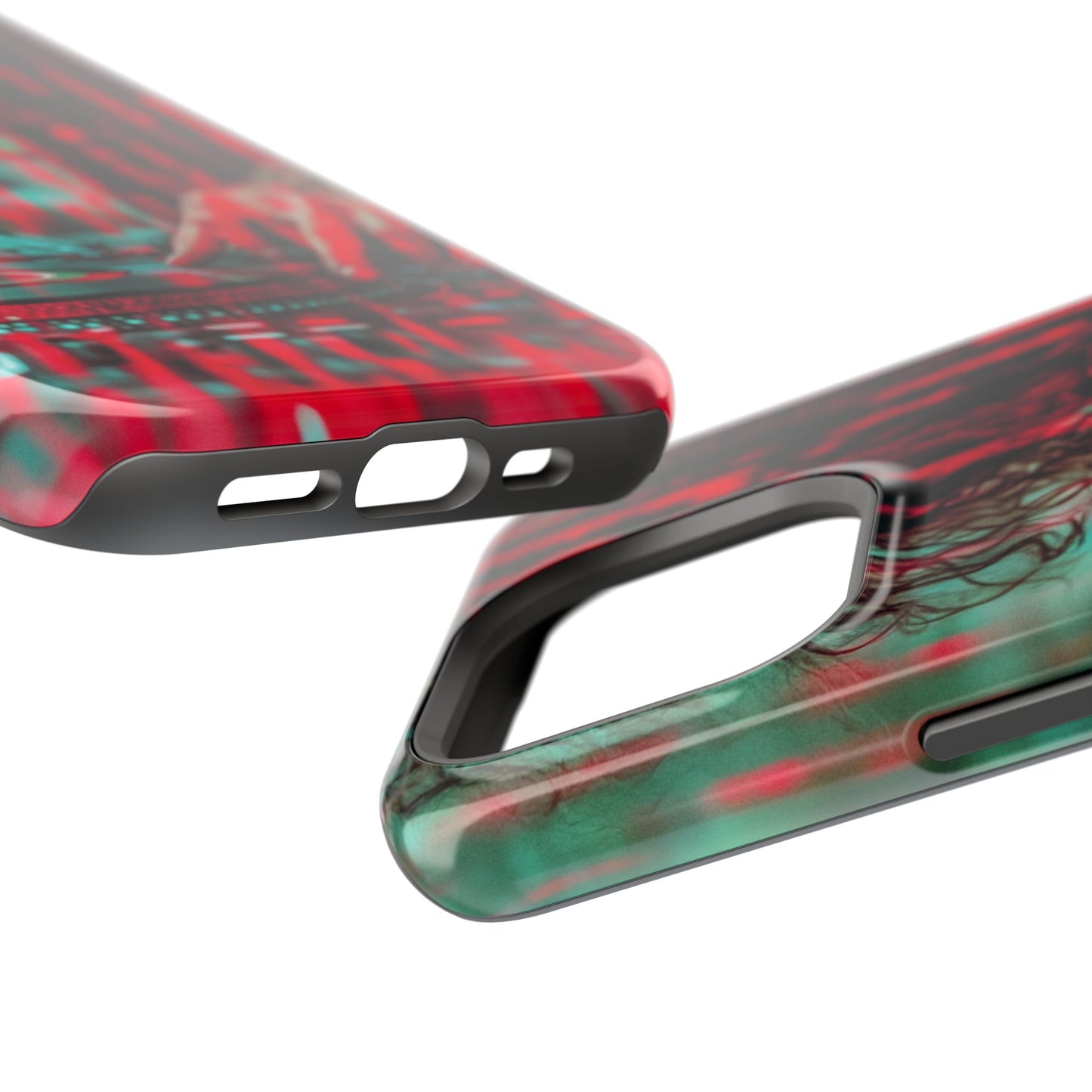 "Vinyl Virtuoso" Luxury Magnetic Wireless Charging iPhone Case by Moxie Jay