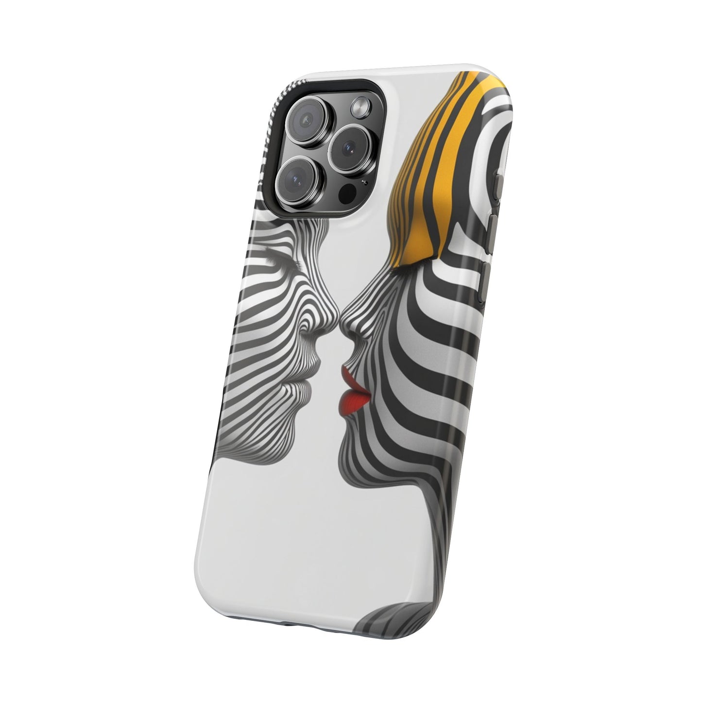 Artistic Magnetic Tough Phone Cases – Embrace the Duality of Love