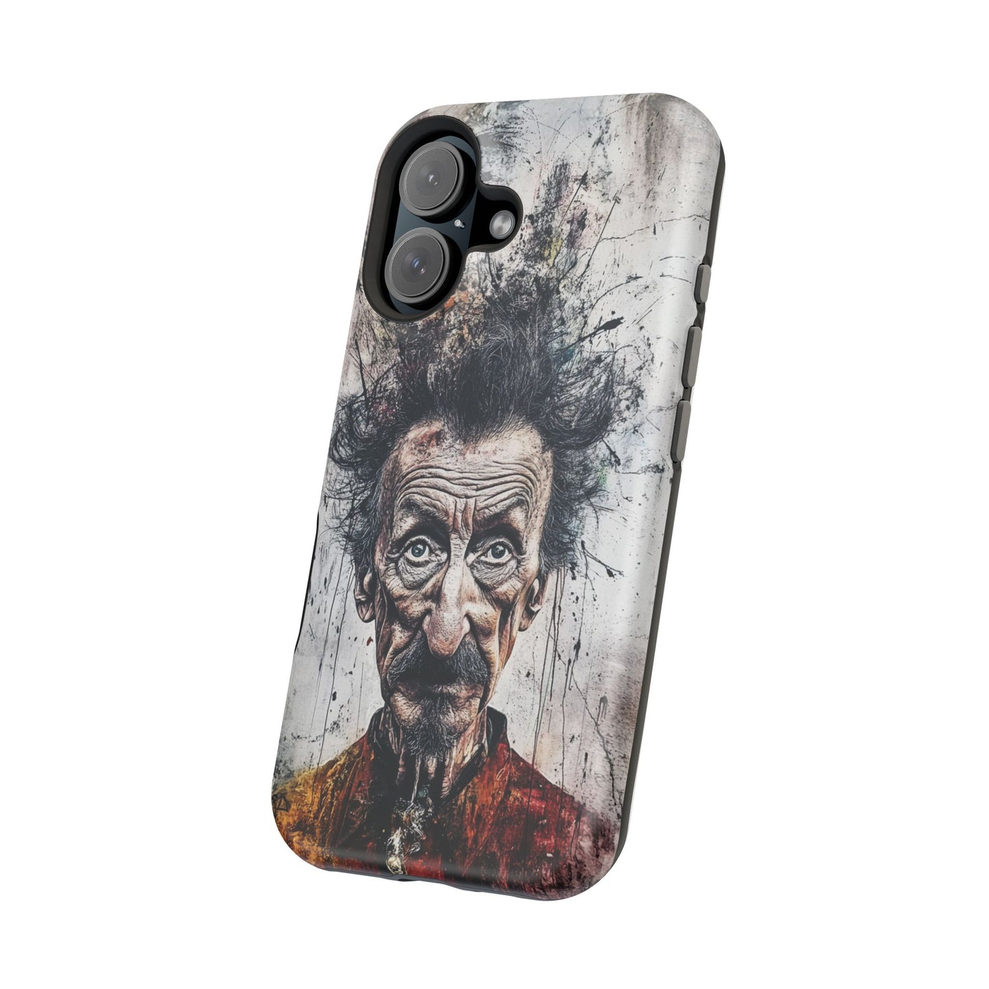 Luxurious Magnetic Wireless Charging Tough iPhone Case - "Demonic Dali" by Moxie-Jay