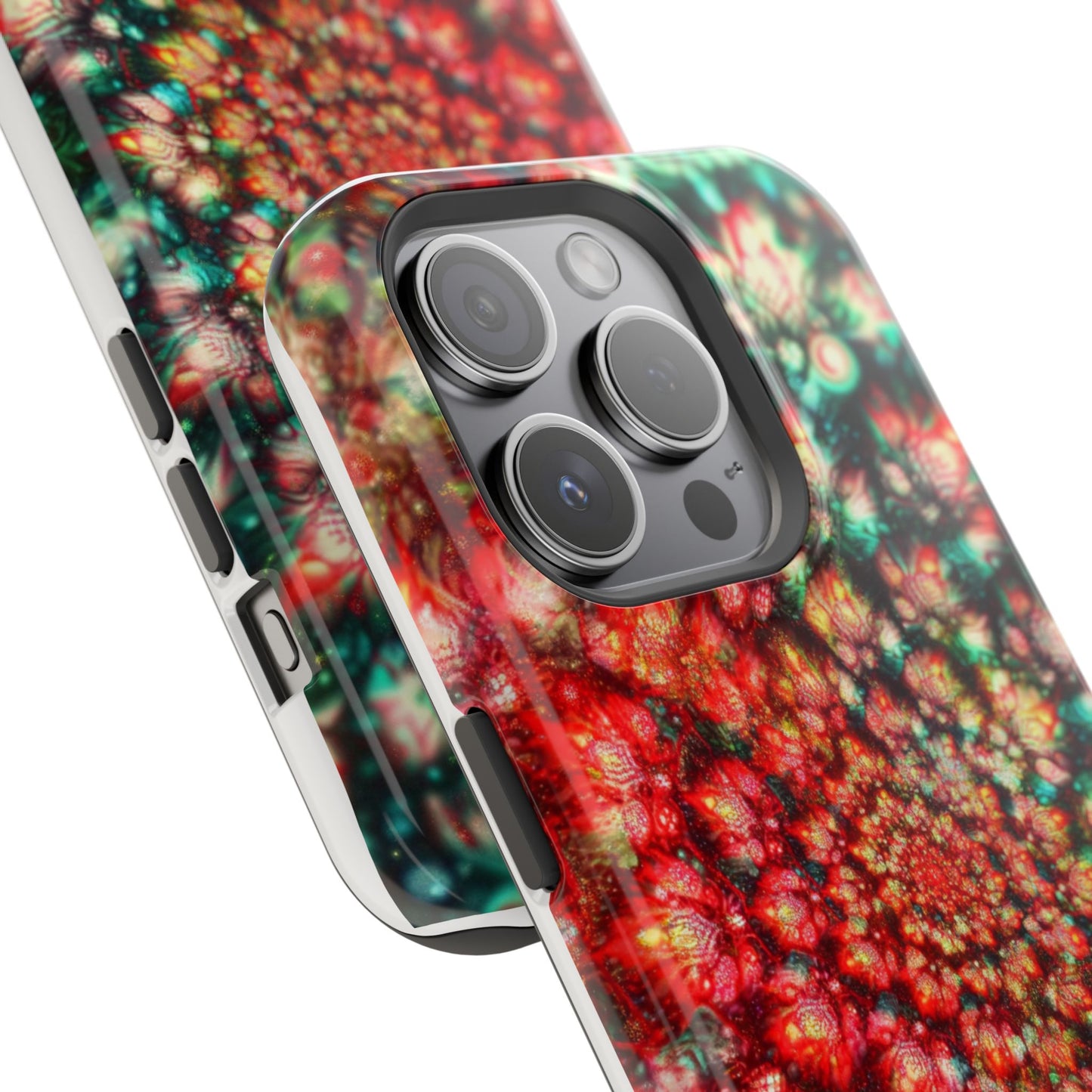 Luxurious Magnetic Wireless Charging Tough iPhone Case - "Psychedelic Dreams" by Moxie-Jay
