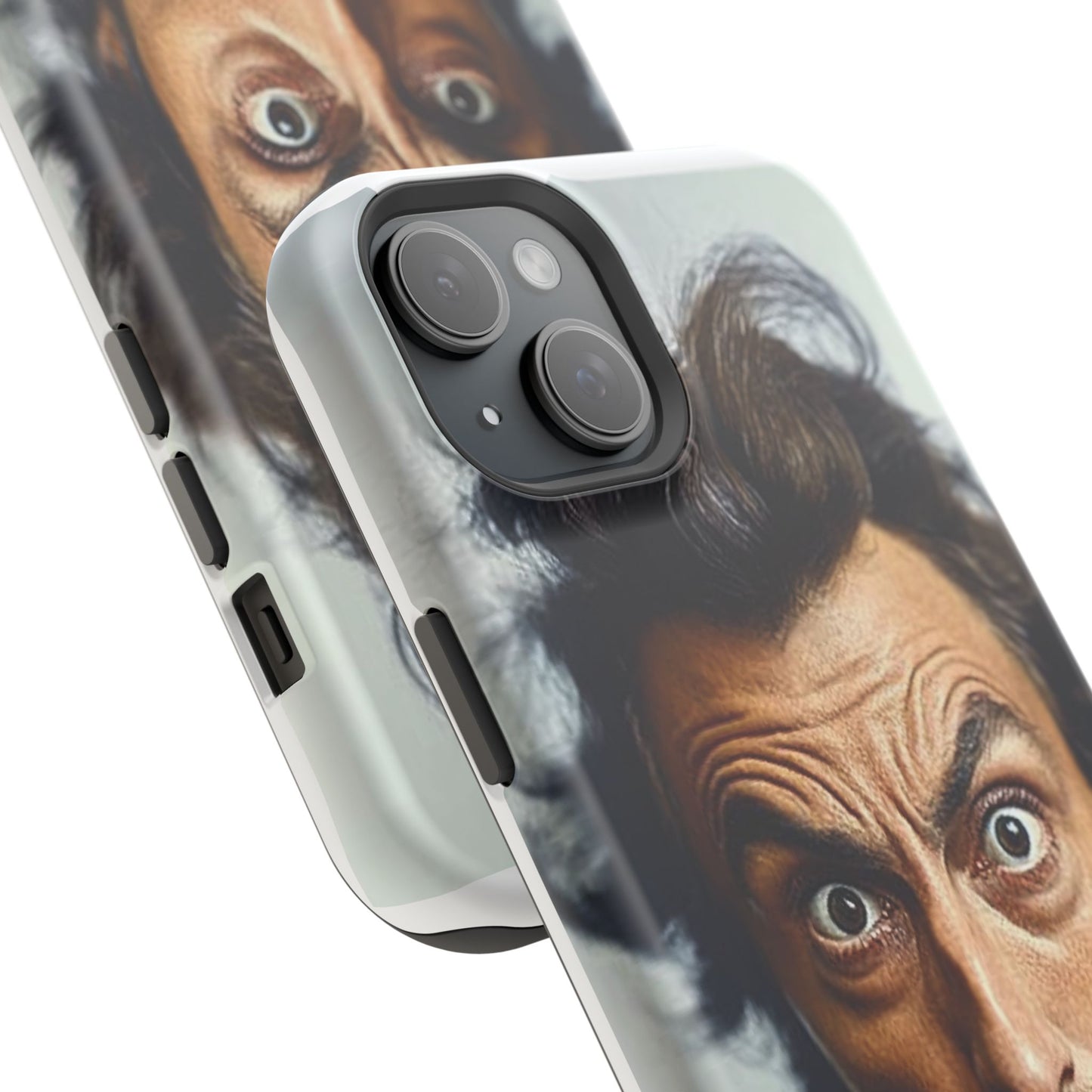 Luxurious Magnetic Wireless Charging Tough iPhone Case - “Close-Up Salvador Dali” by Moxie-Jay