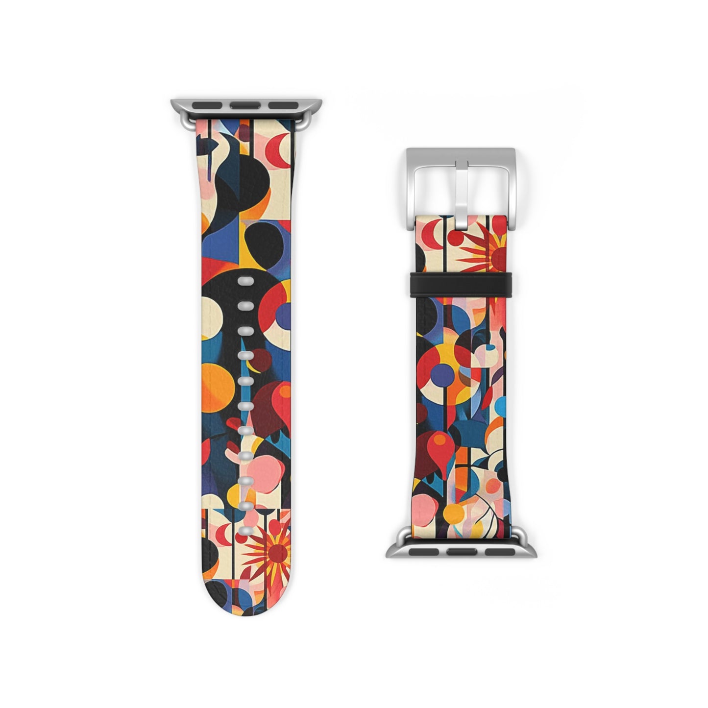 Colorful Geometric Watch Band – Stylish Accessory for Any Occasion