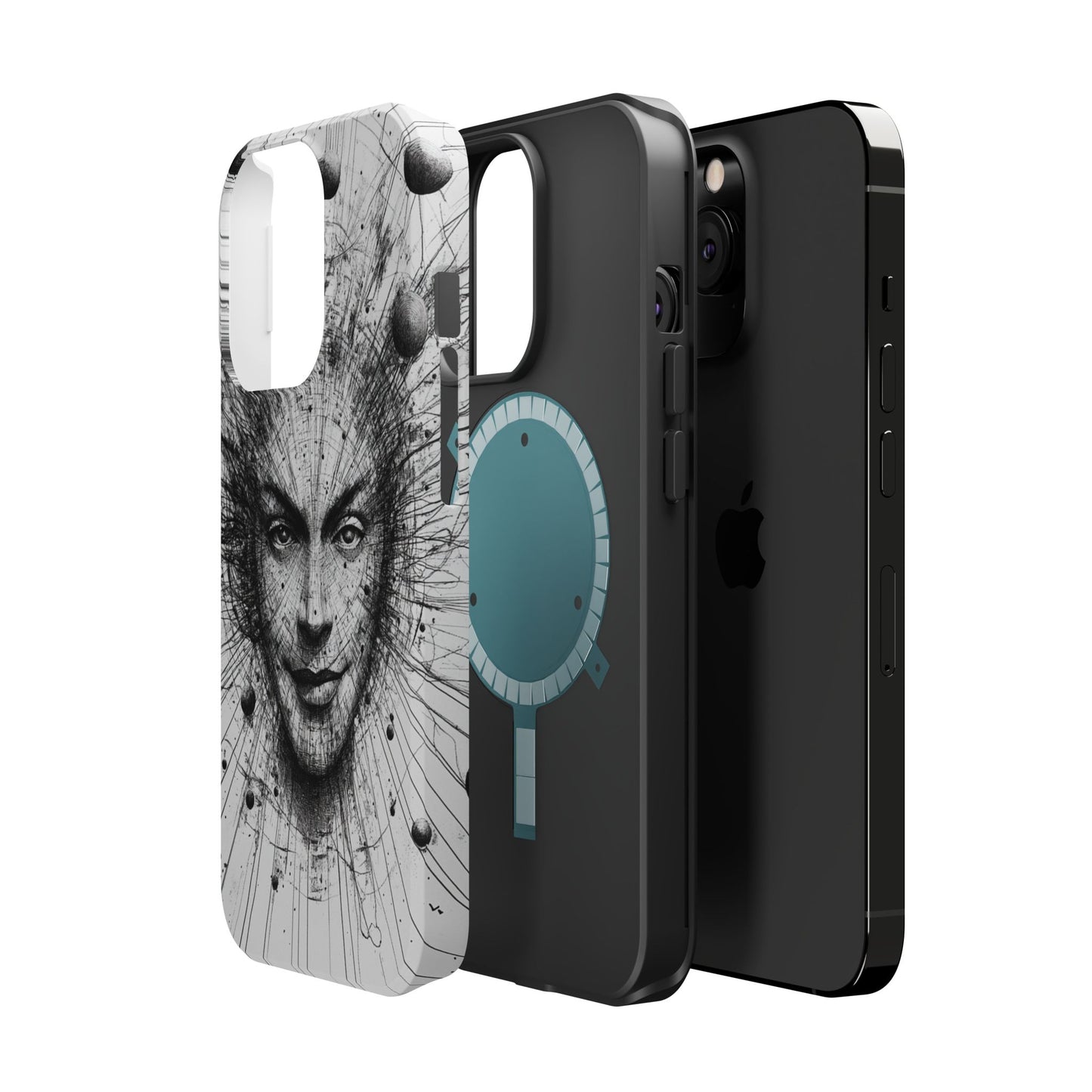Artistic Magnetic Phone Case - Unique Design for Creative Minds
