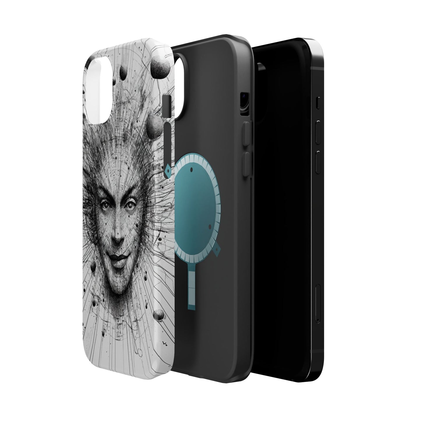 Artistic Magnetic Phone Case - Unique Design for Creative Minds