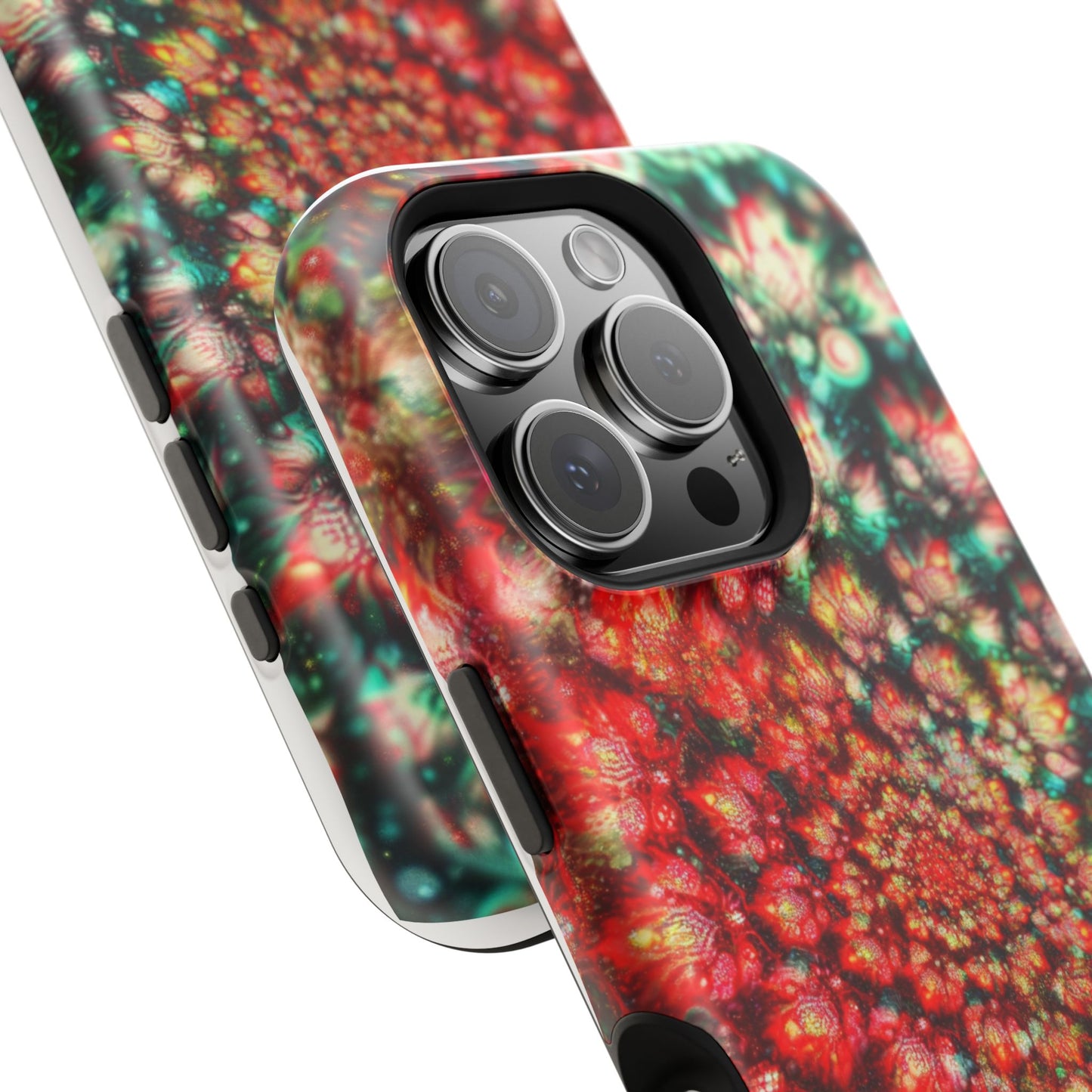 Luxurious Magnetic Wireless Charging Tough iPhone Case - "Psychedelic Dreams" by Moxie-Jay