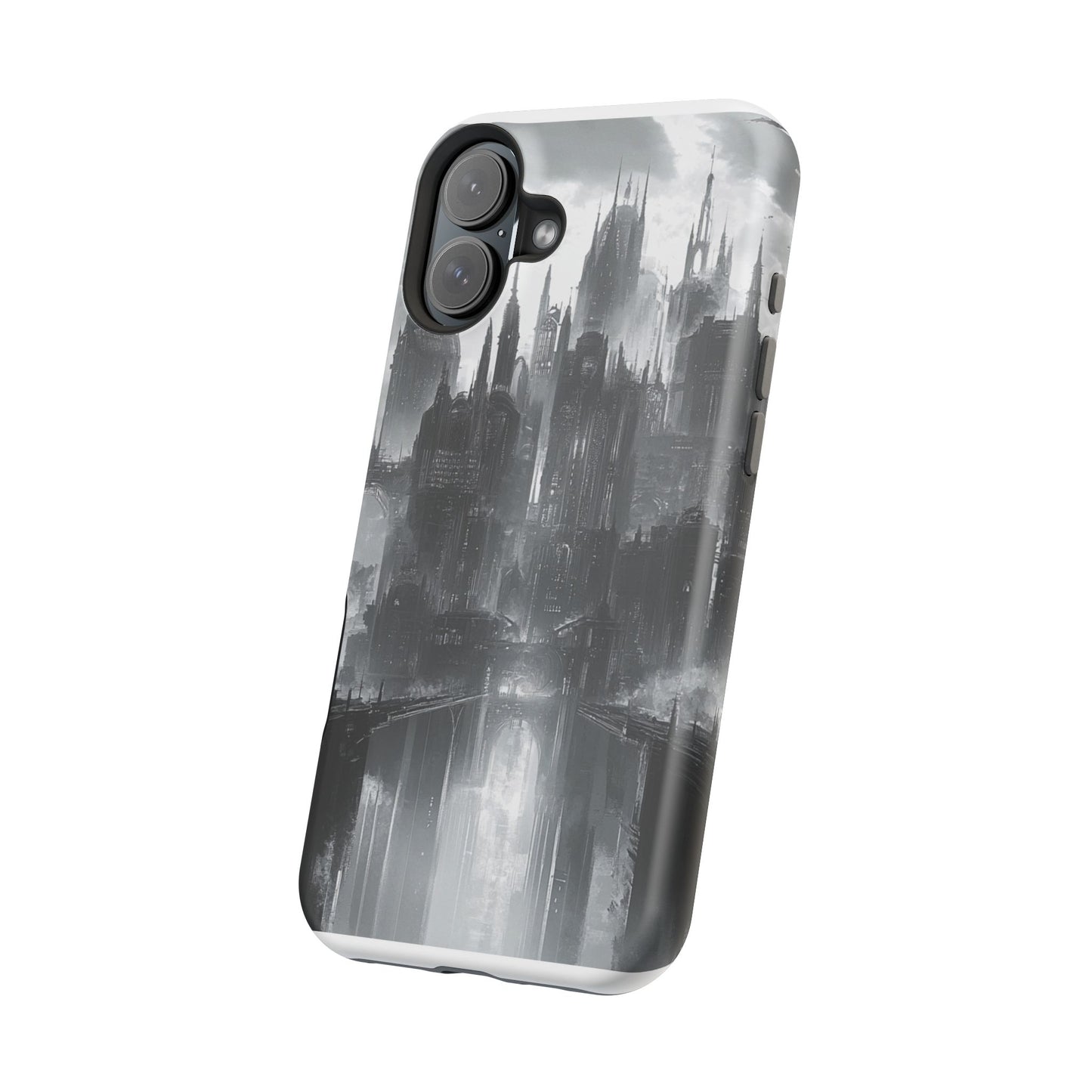 iPhone Magnetic Tough Case - Futuristic Gotham Design by Moxie Jay