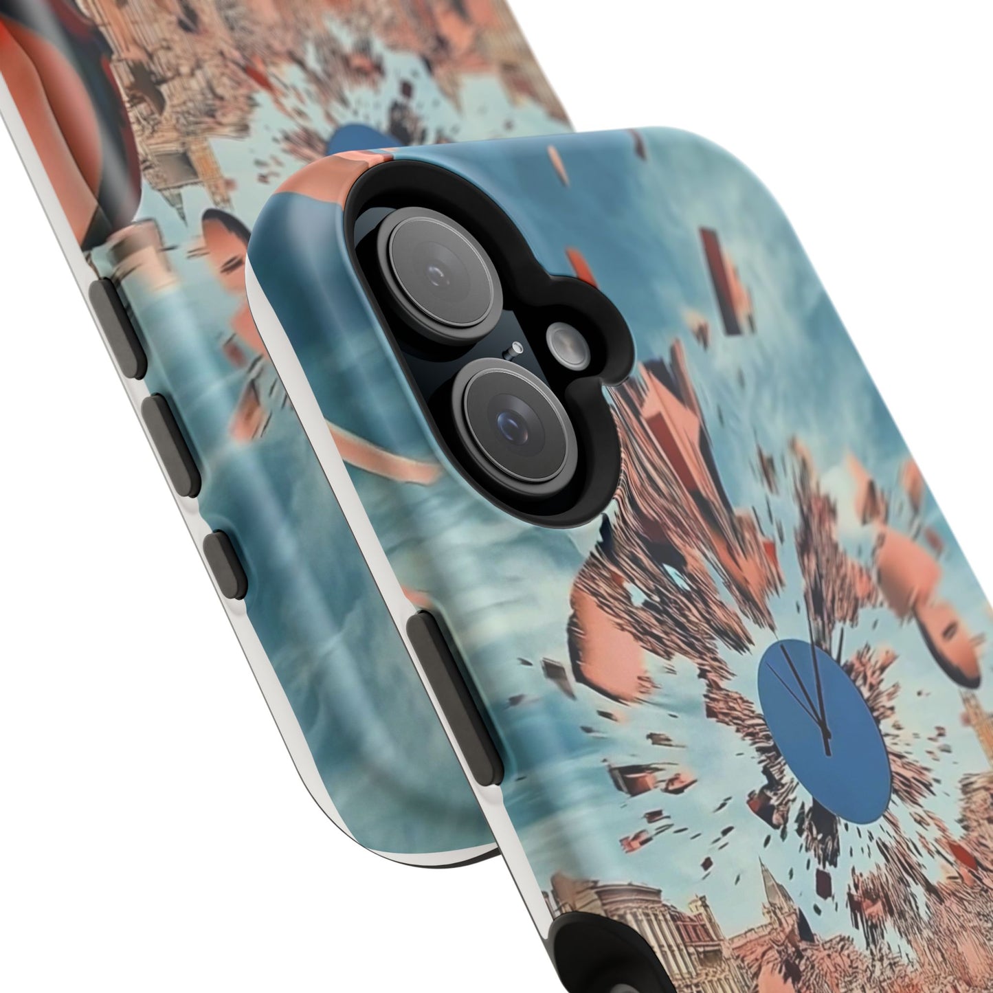Phone Case with 'World at 10000 MPH' Art by Moxie Jay