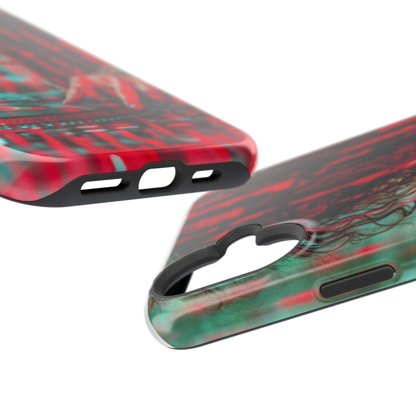 "Vinyl Virtuoso" Luxury Magnetic Wireless Charging iPhone Case by Moxie Jay