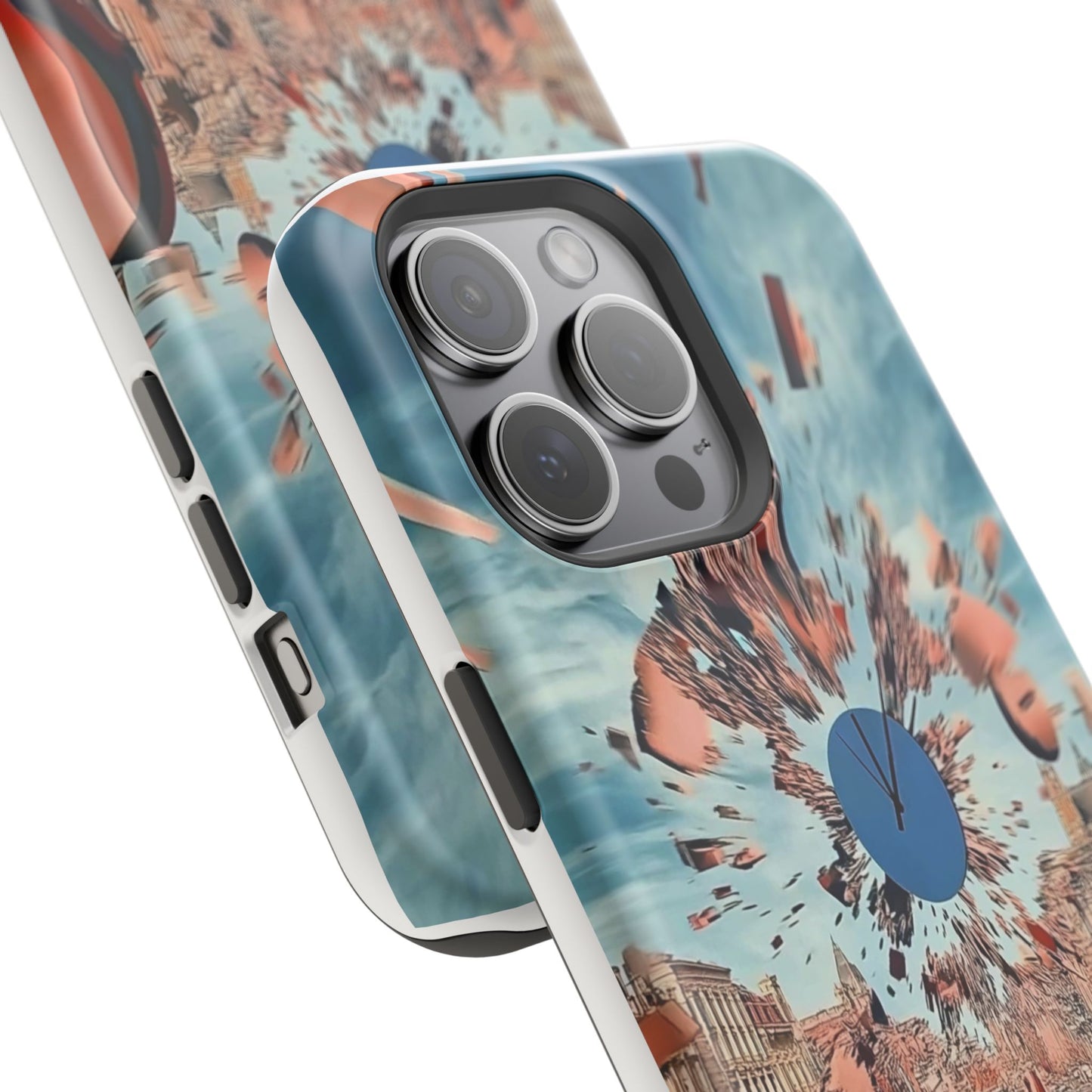 Phone Case with 'World at 10000 MPH' Art by Moxie Jay