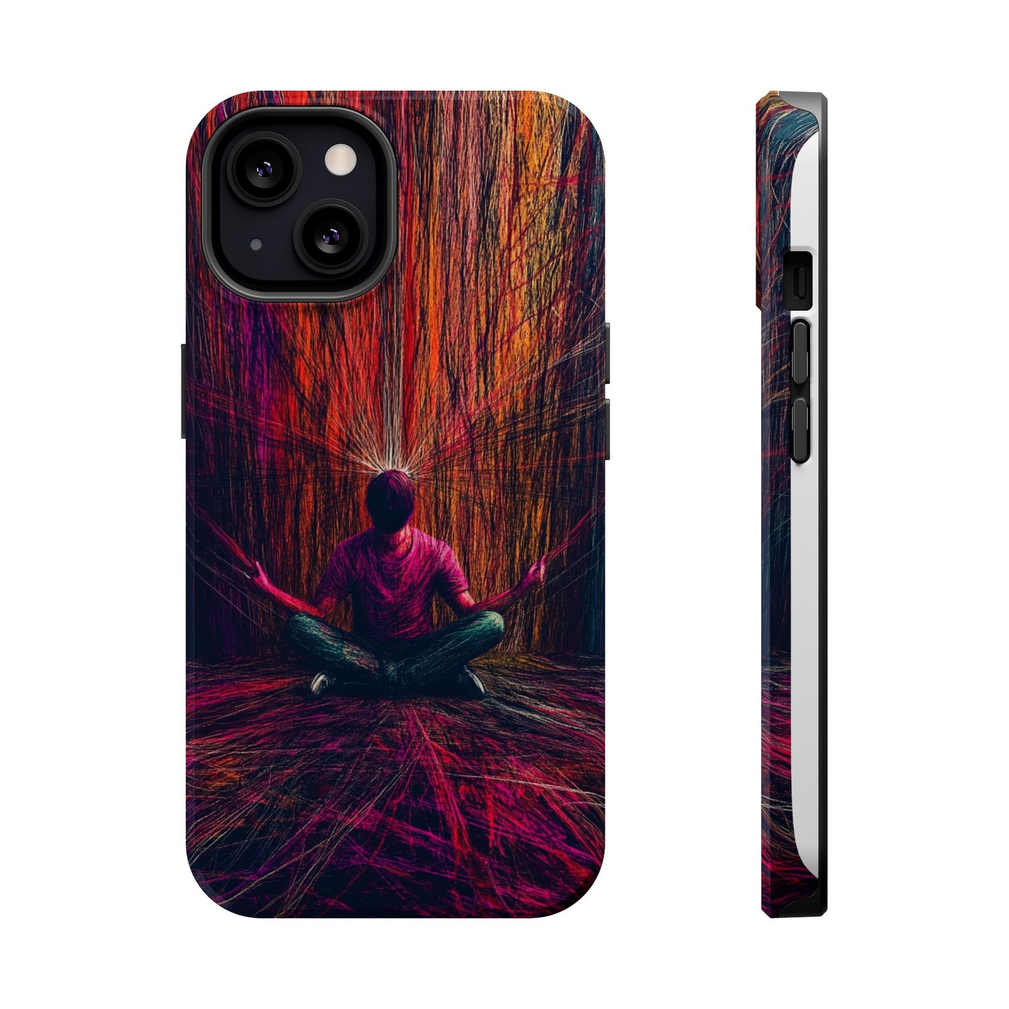 Luxurious Magnetic Wireless Charging Tough iPhone Case - "Transcendence" by Moxie-Jay