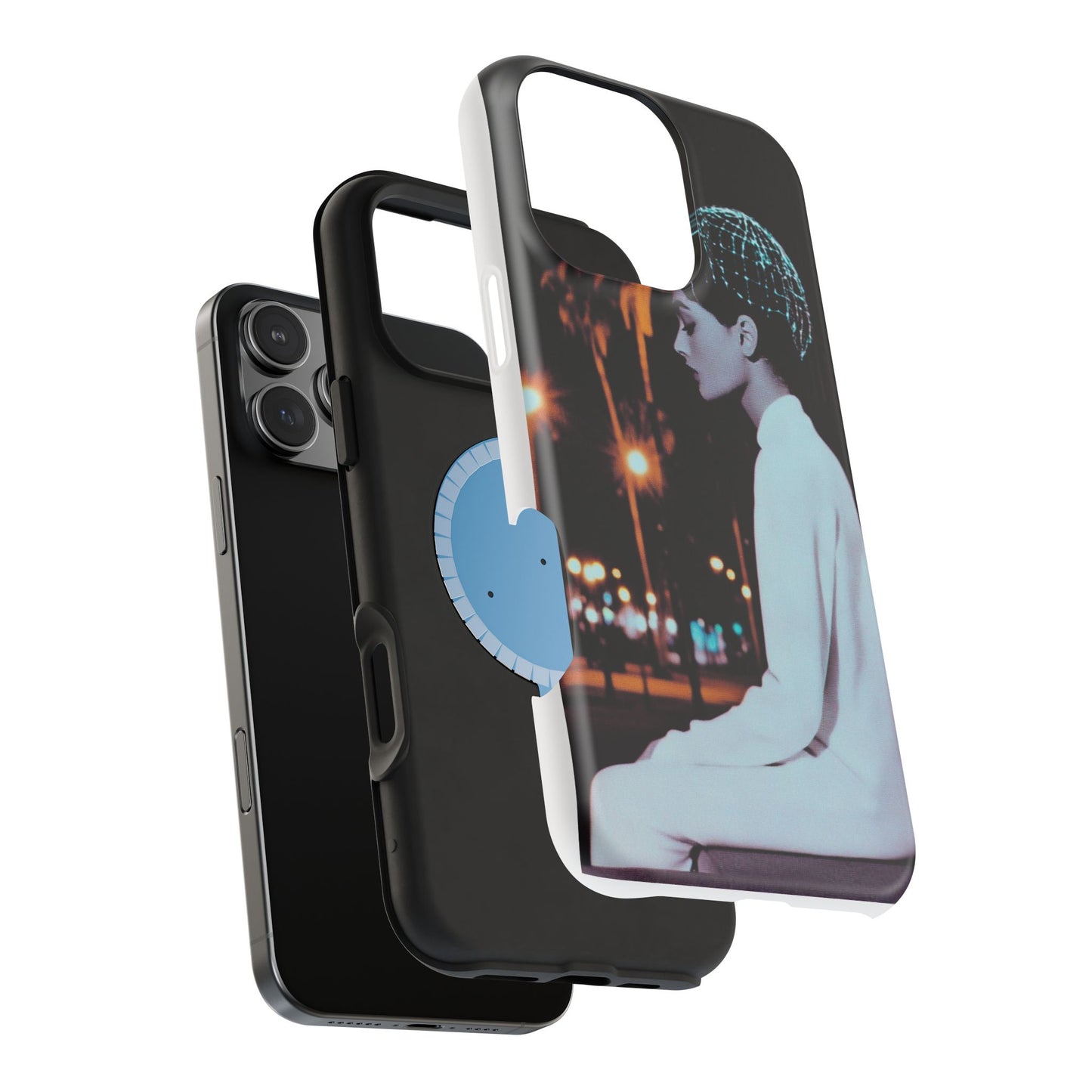 Phone Case Magnet Fashion Model Sitting Art Piece