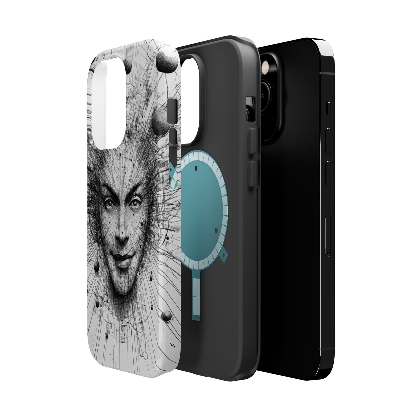 Artistic Magnetic Phone Case - Unique Design for Creative Minds