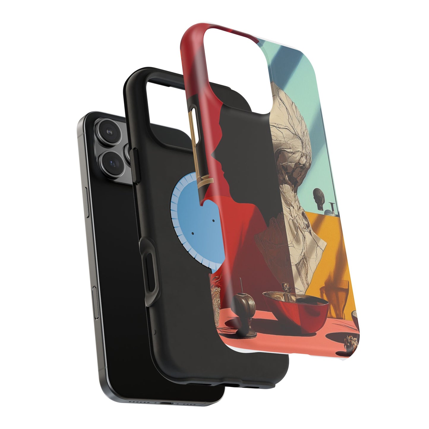 Luxurious MagSafe® Compatible iPhone Case - "Vintage Silhouette" by Moxie-Jay
