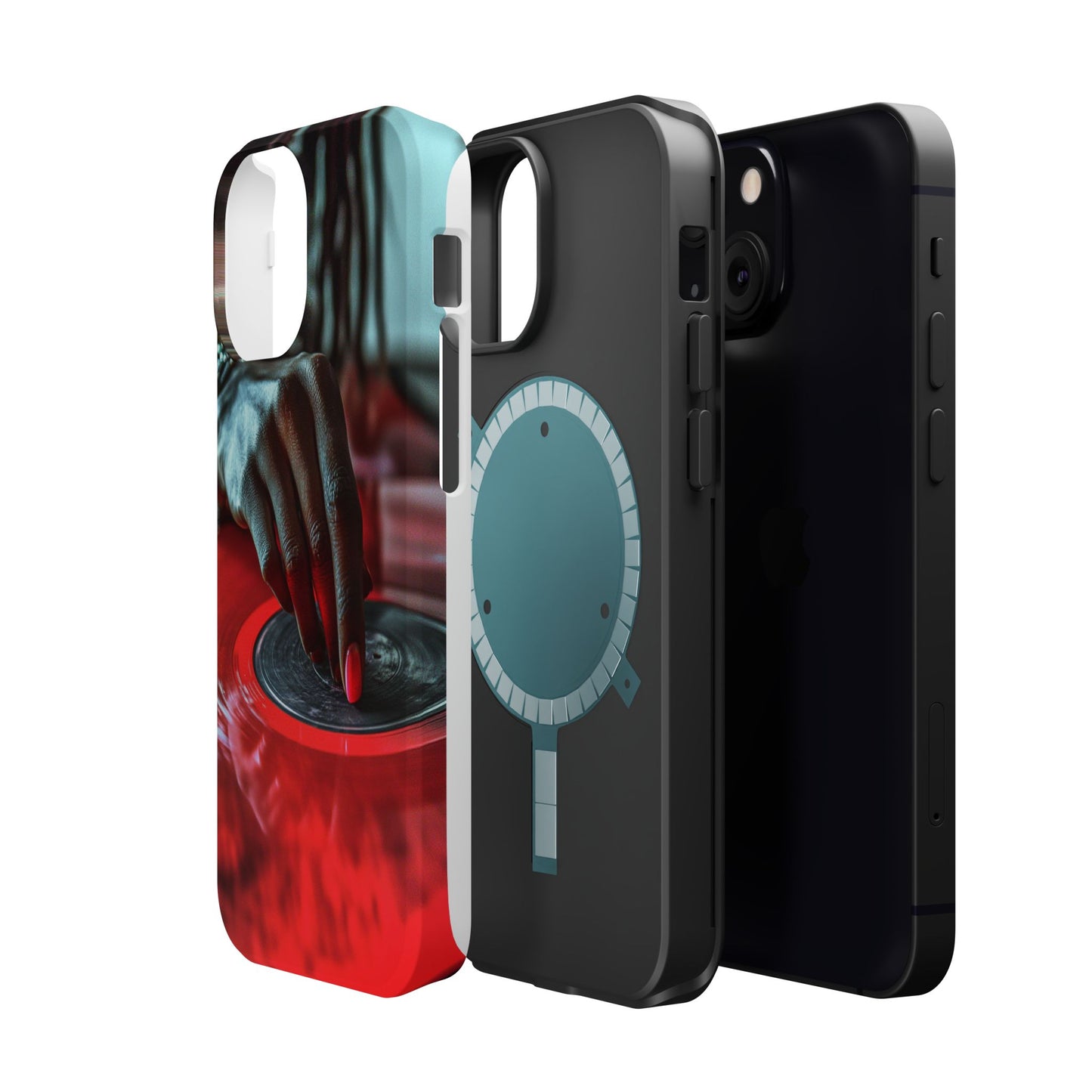 Luxurious MagSafe® Compatible iPhone Case - "Vinyl Groove" by Moxie-Jay