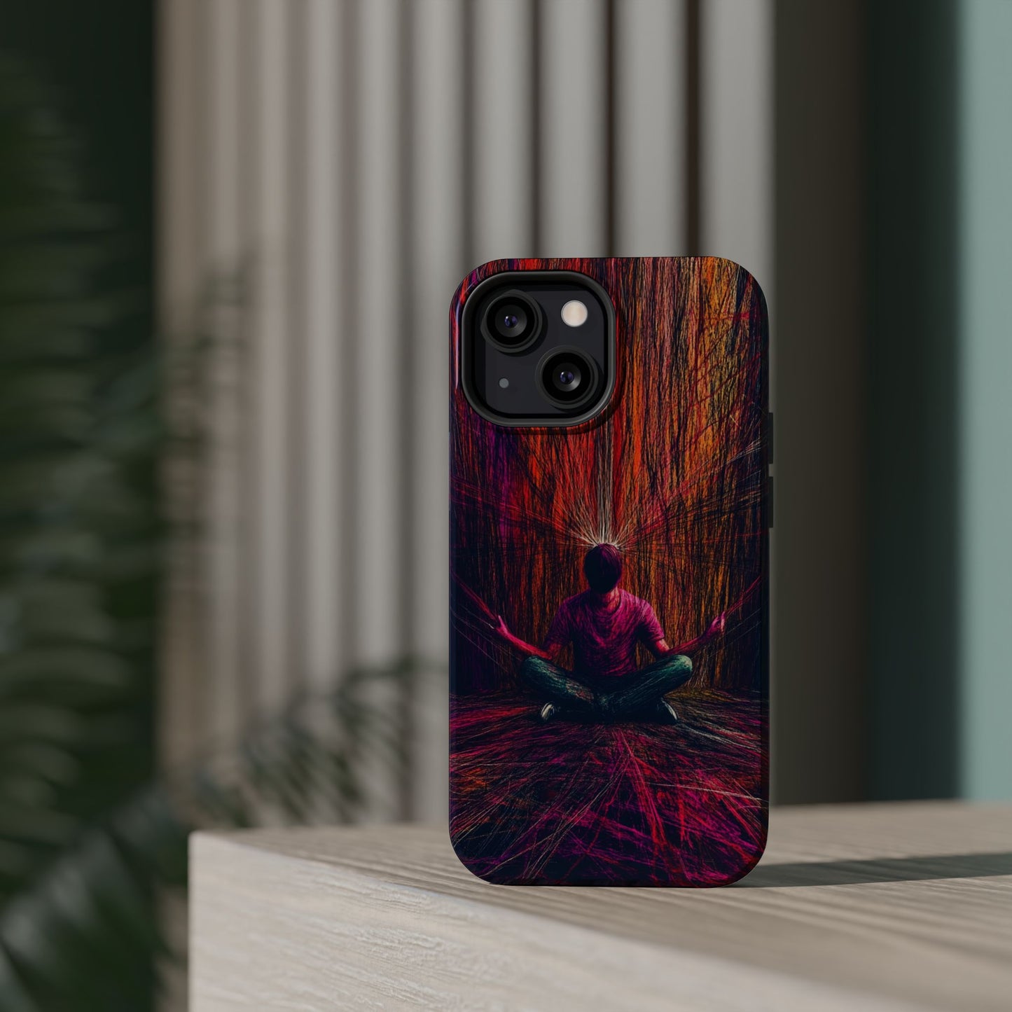 Luxurious Magnetic Wireless Charging Tough iPhone Case - "Transcendence" by Moxie-Jay