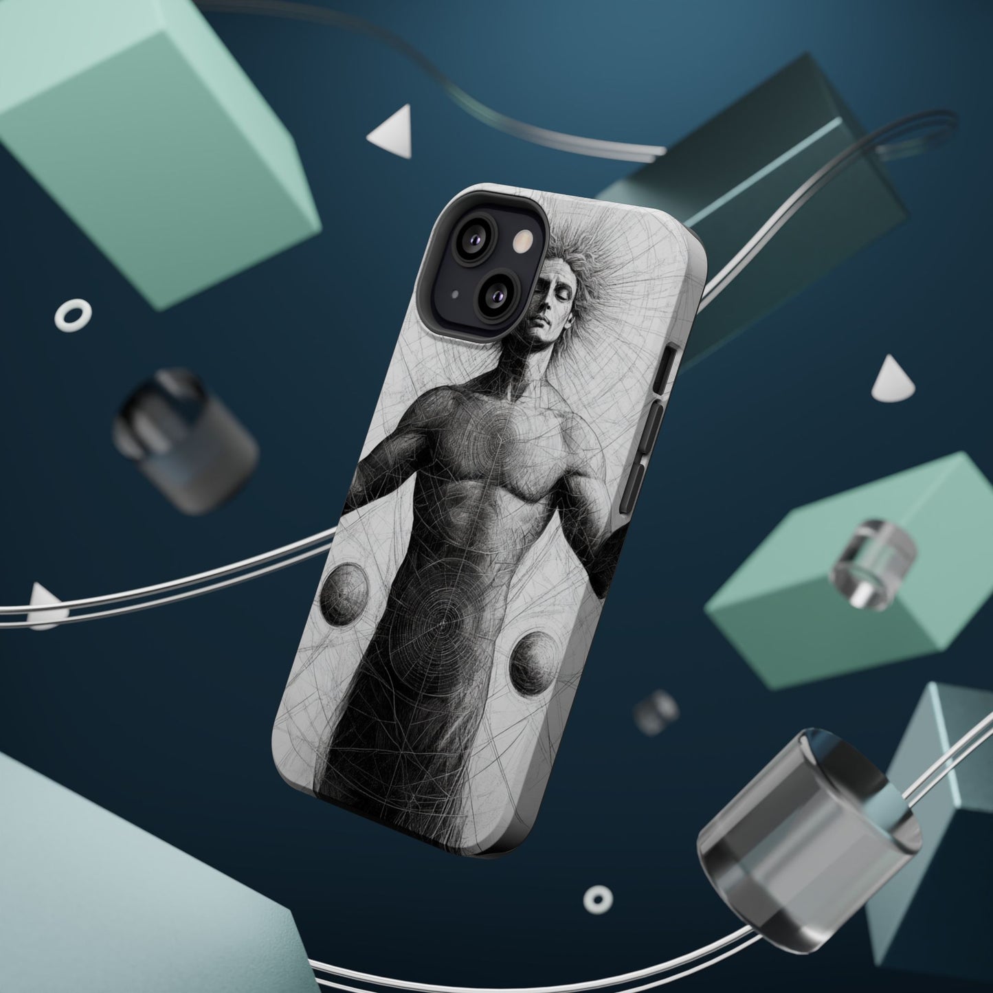 Artistic Magnetic Tough Case with Mystical Design
