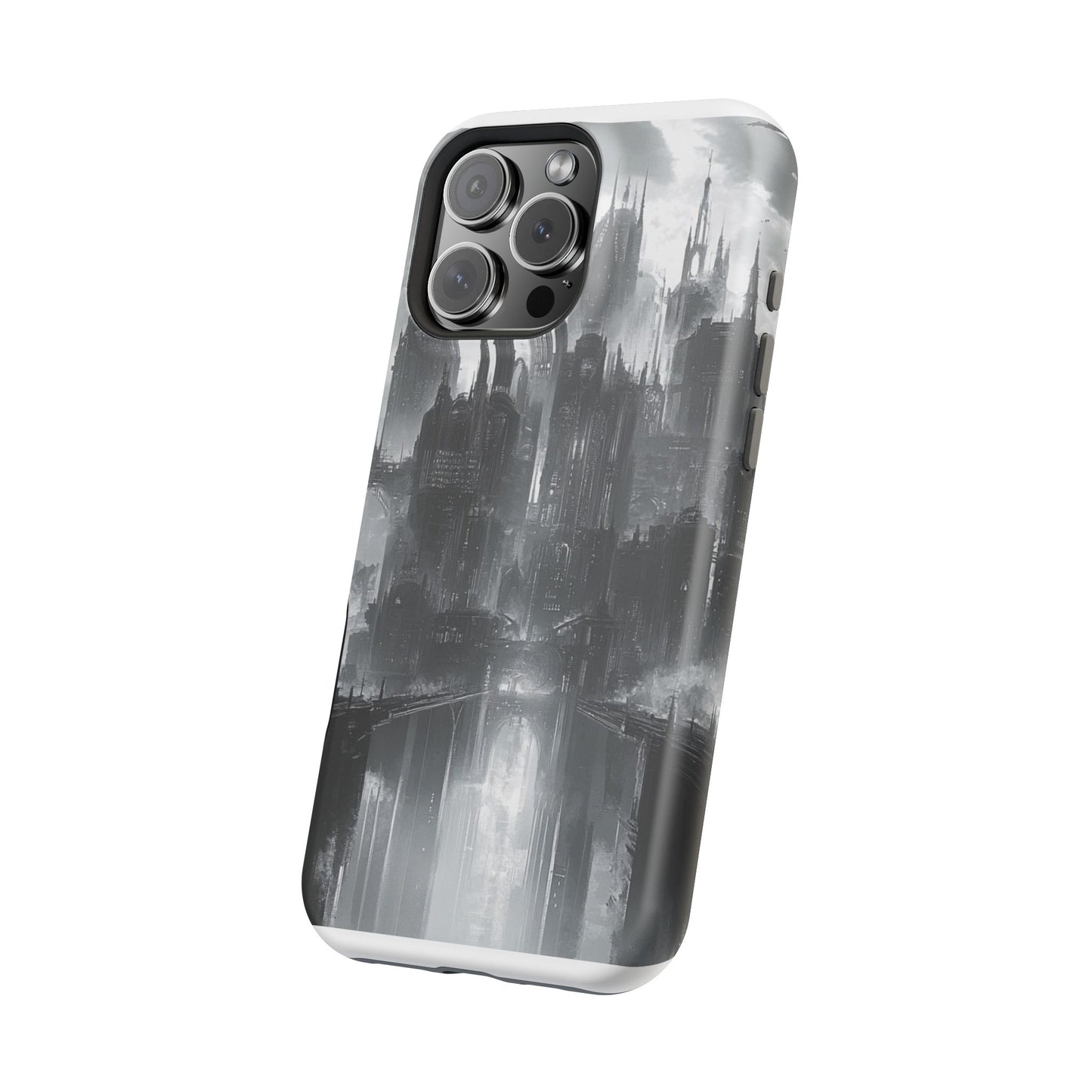 iPhone Magnetic Tough Case - Futuristic Gotham Design by Moxie Jay