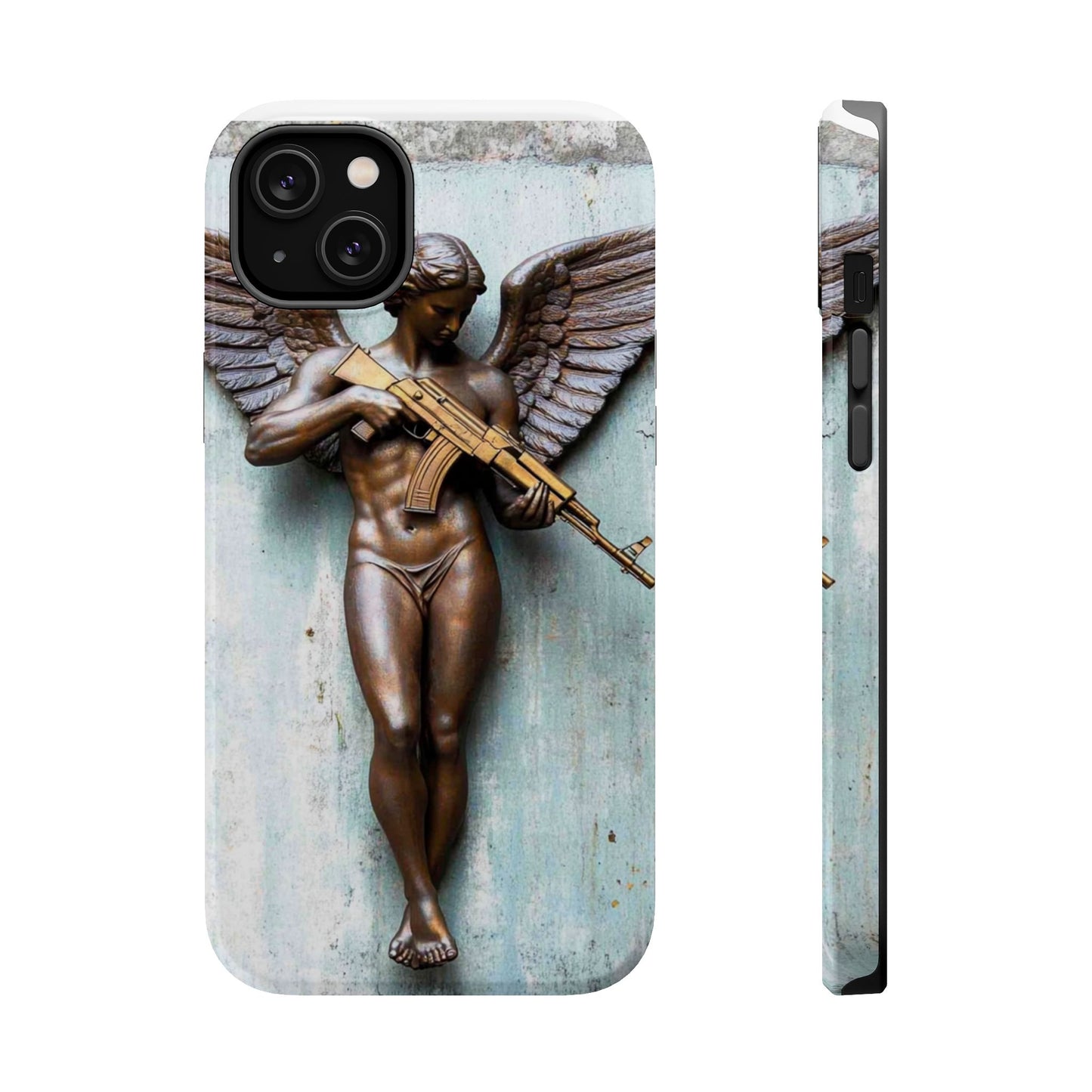 Phone Case - Angel of Death with Assault Rifle Design