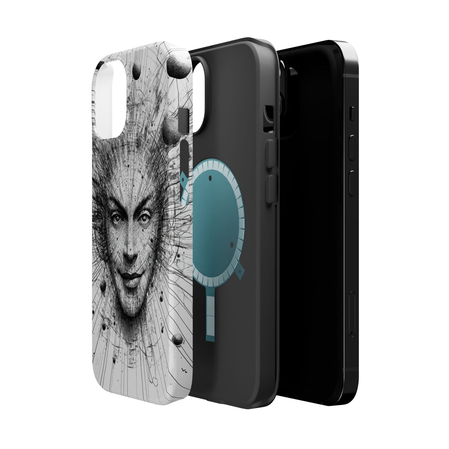 Artistic Magnetic Phone Case - Unique Design for Creative Minds