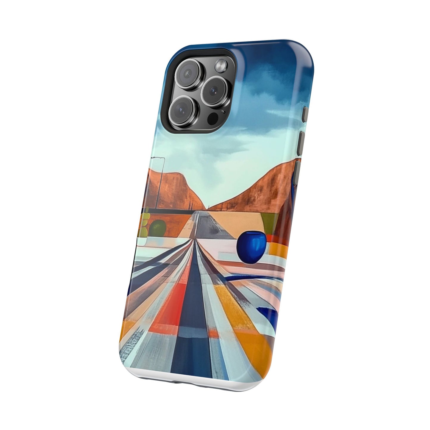 Magnetic Tough Cases - Vibrant Landscape Design, Orange County Artist Moxie Jay