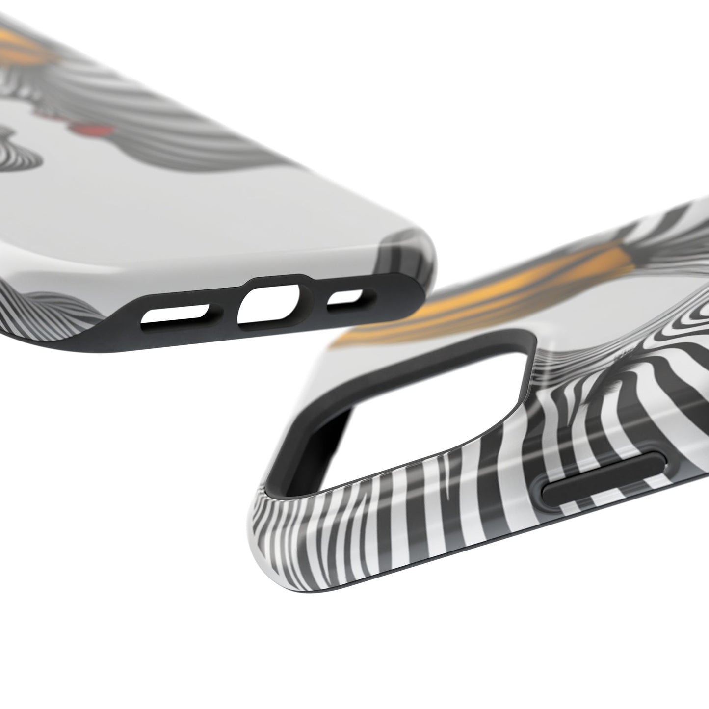 Artistic Magnetic Tough Phone Cases – Embrace the Duality of Love