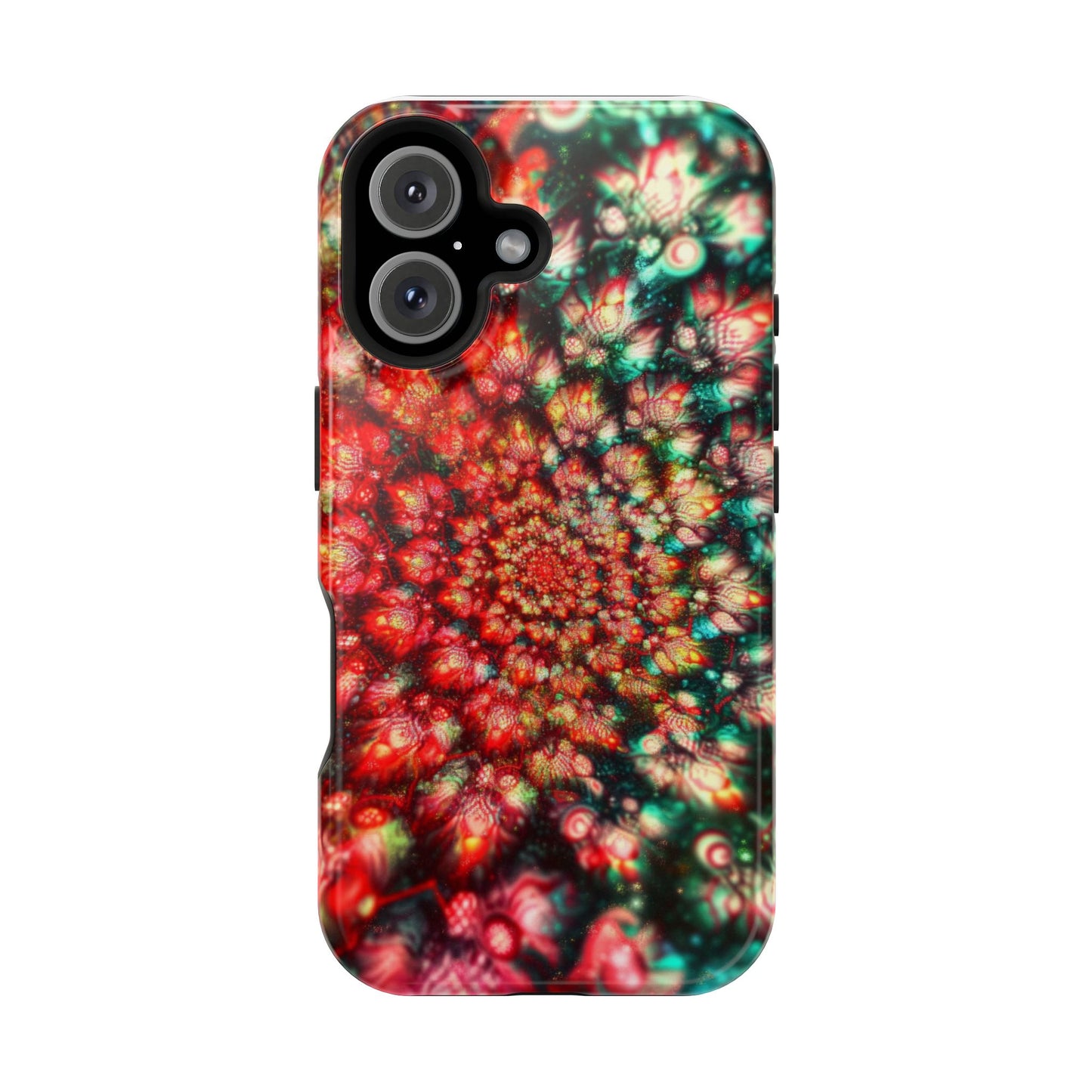 Luxurious Magnetic Wireless Charging Tough iPhone Case - "Psychedelic Dreams" by Moxie-Jay