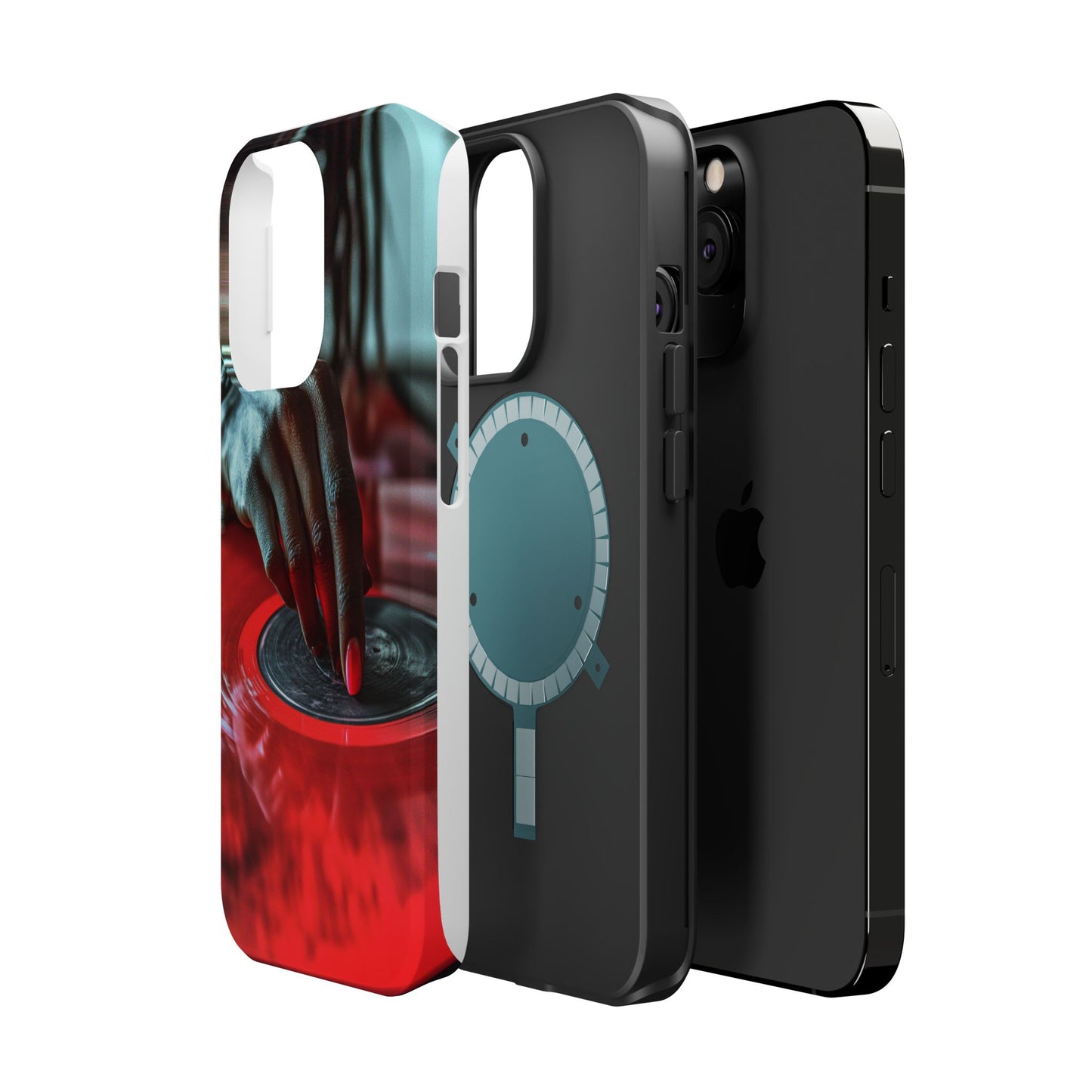 Luxurious MagSafe® Compatible iPhone Case - "Vinyl Groove" by Moxie-Jay