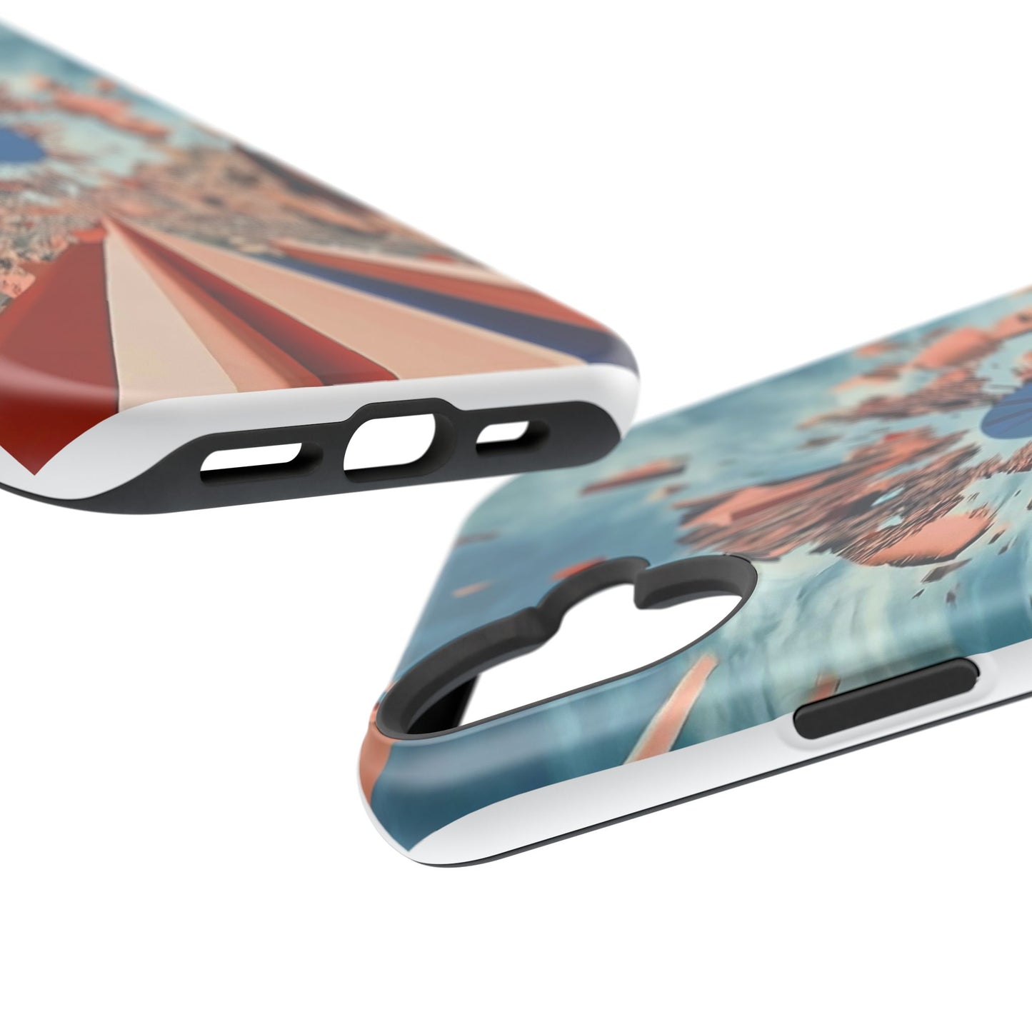 Phone Case with 'World at 10000 MPH' Art by Moxie Jay