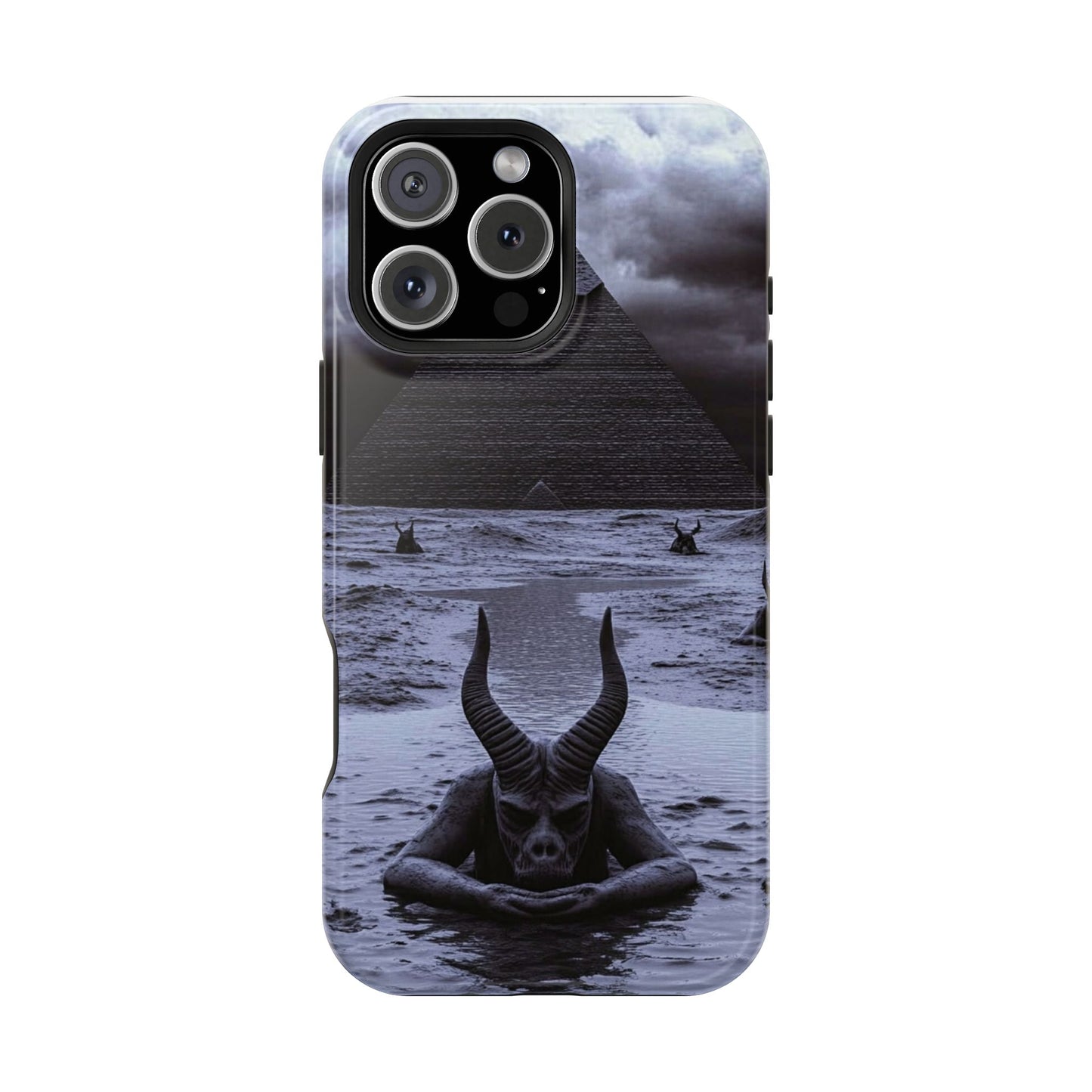 Luxurious MagSafe® Compatible iPhone Case - "Aquatic Nightmare" by Moxie-Jay