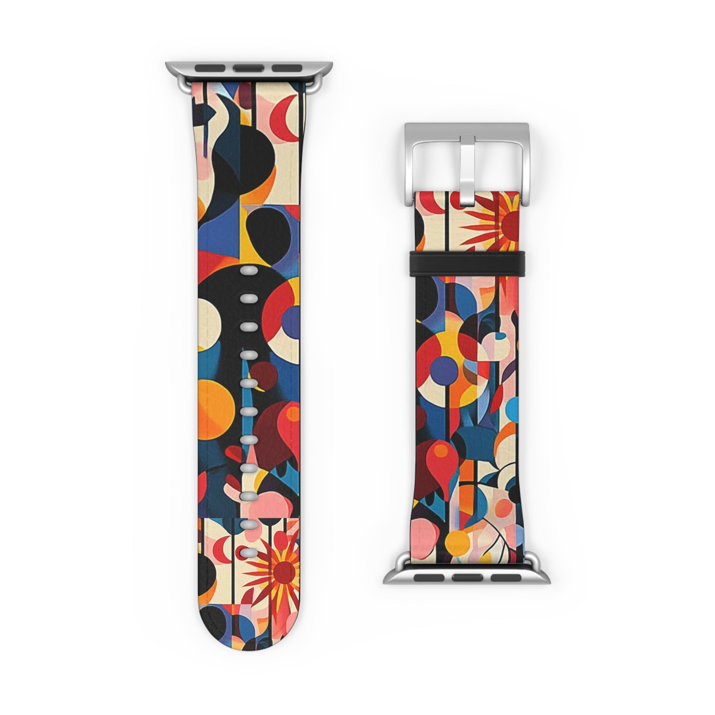 Colorful Geometric Watch Band – Stylish Accessory for Any Occasion