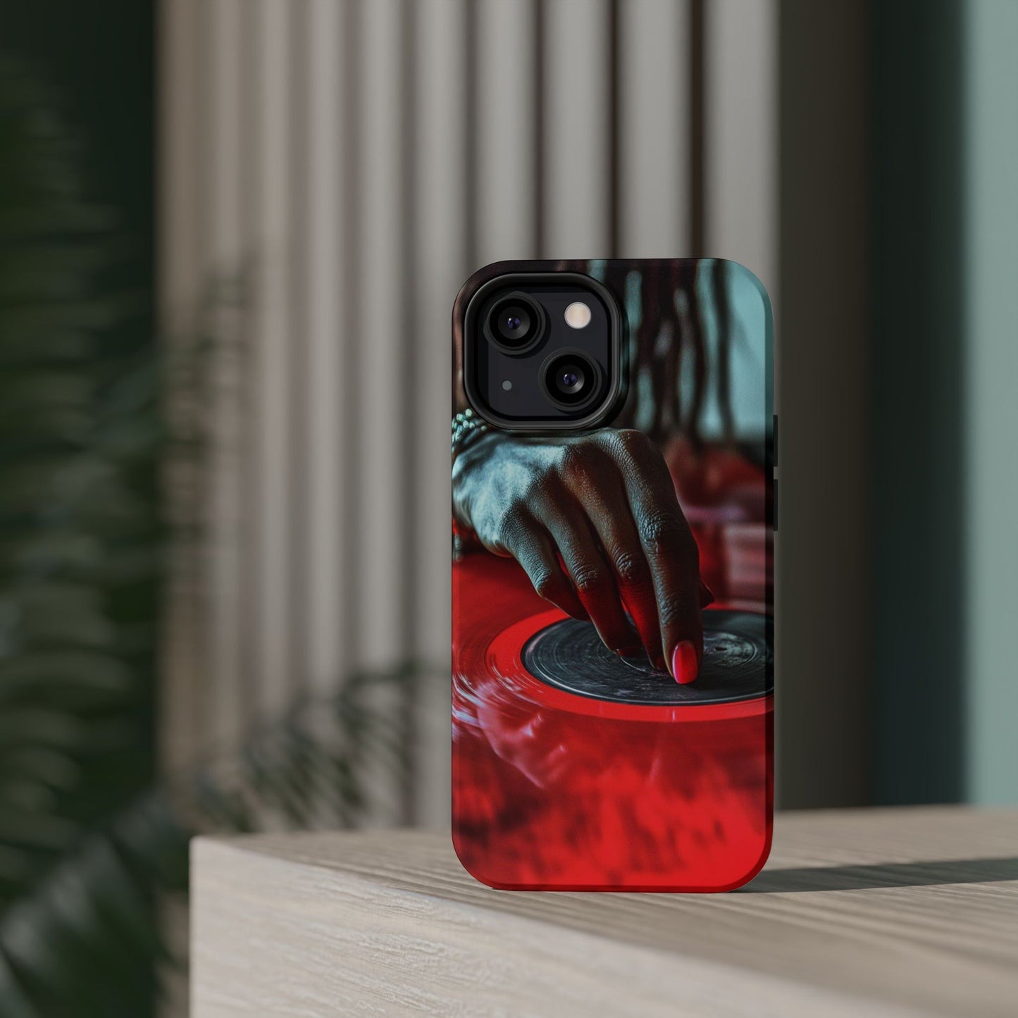 Luxurious MagSafe® Compatible iPhone Case - "Vinyl Groove" by Moxie-Jay