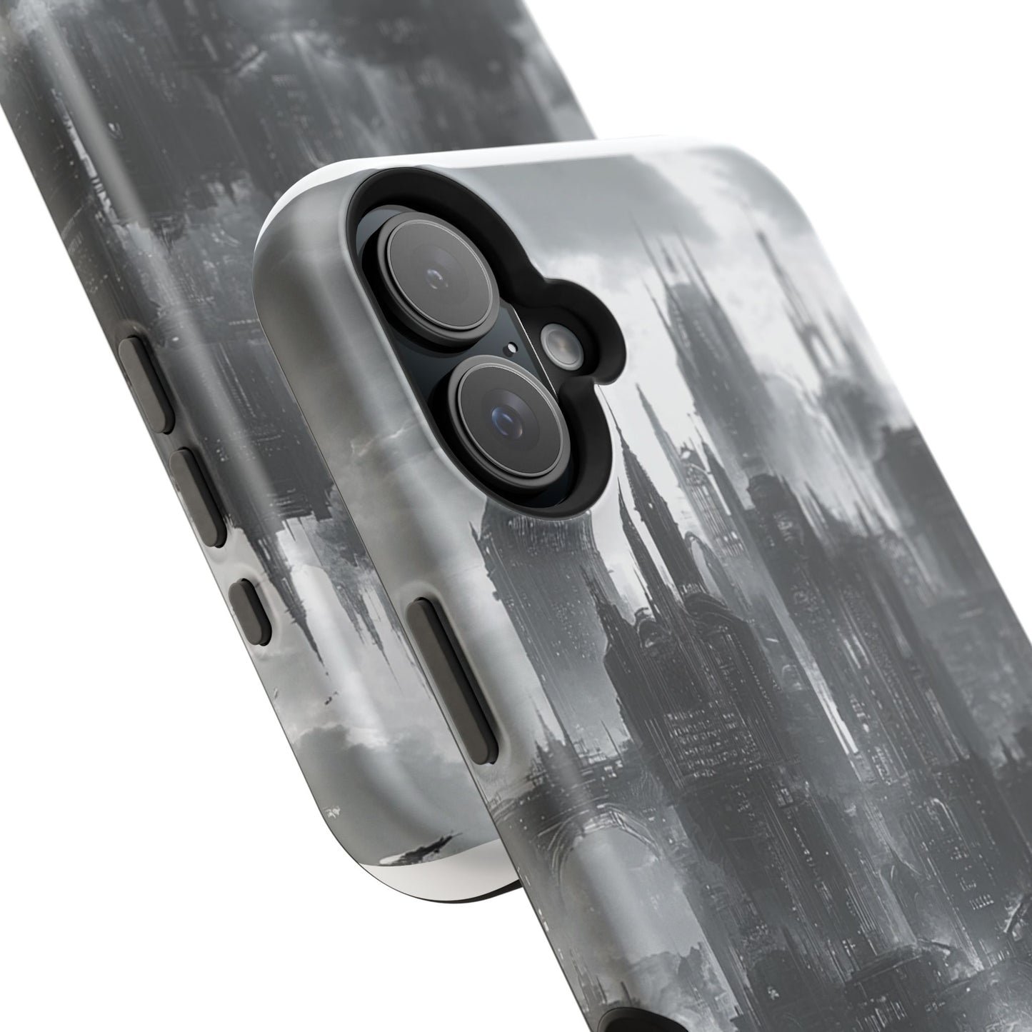 iPhone Magnetic Tough Case - Futuristic Gotham Design by Moxie Jay