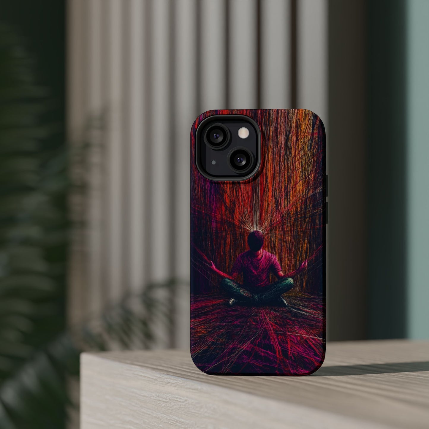 Luxurious Magnetic Wireless Charging Tough iPhone Case - "Transcendence" by Moxie-Jay