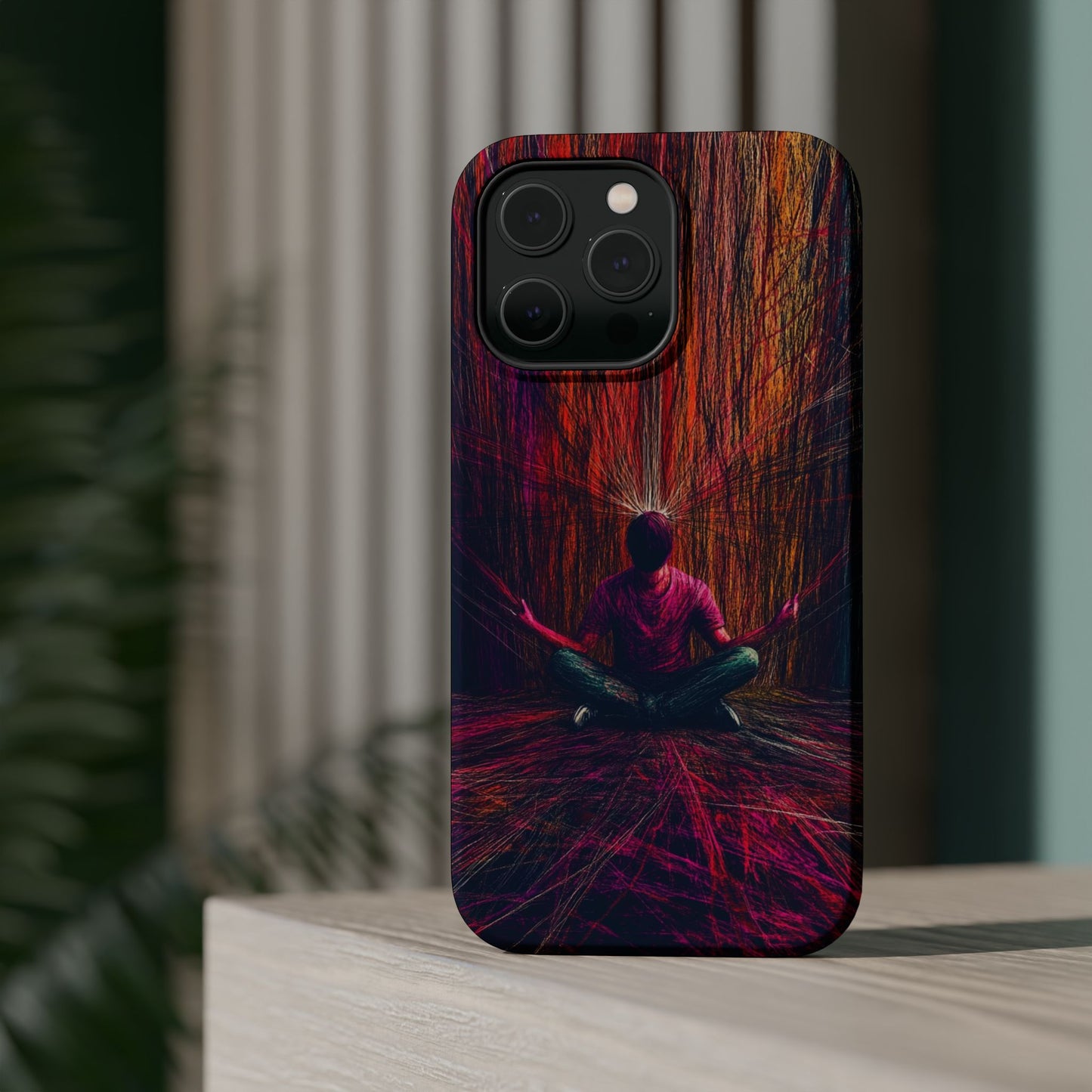 Luxurious Magnetic Wireless Charging Tough iPhone Case - "Transcendence" by Moxie-Jay