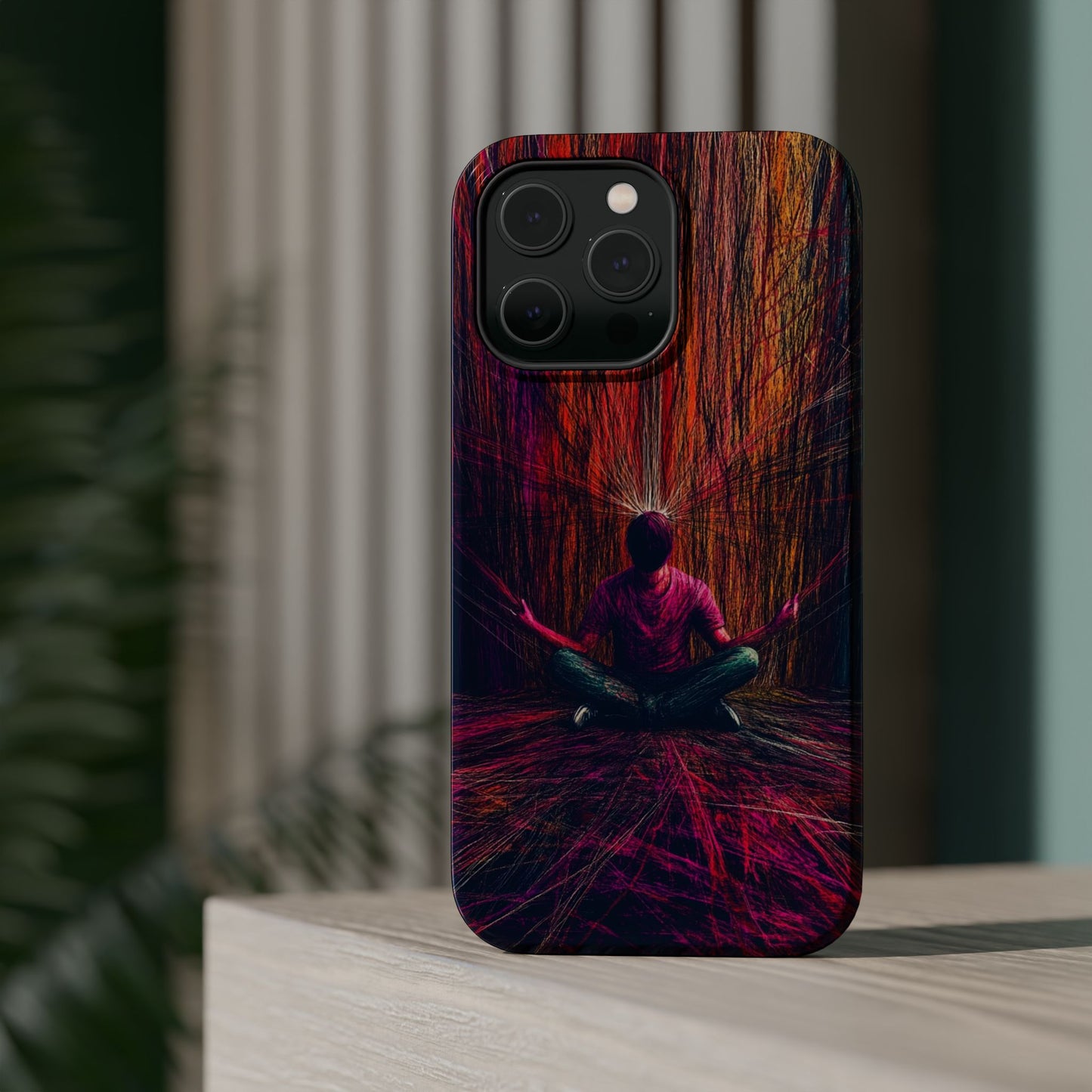 Luxurious Magnetic Wireless Charging Tough iPhone Case - "Transcendence" by Moxie-Jay