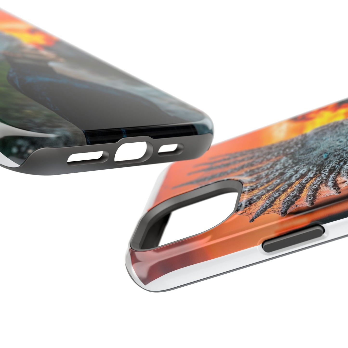 Sunset Goddess" Magnetic Wireless Charging iPhone Case by Moxie Jay