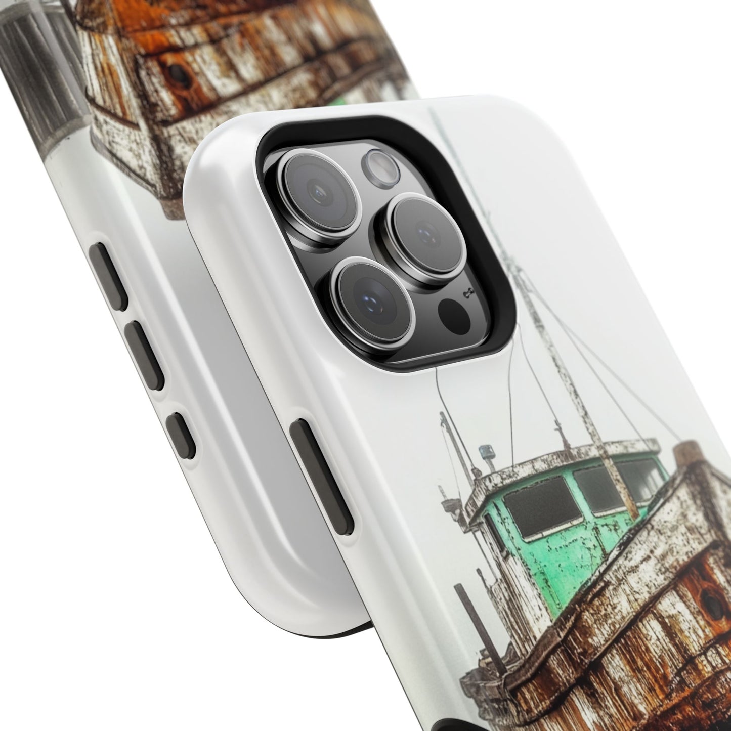 Rustic Boat Magnetic Tough Case - Durable Phone Cover for Nature Lovers