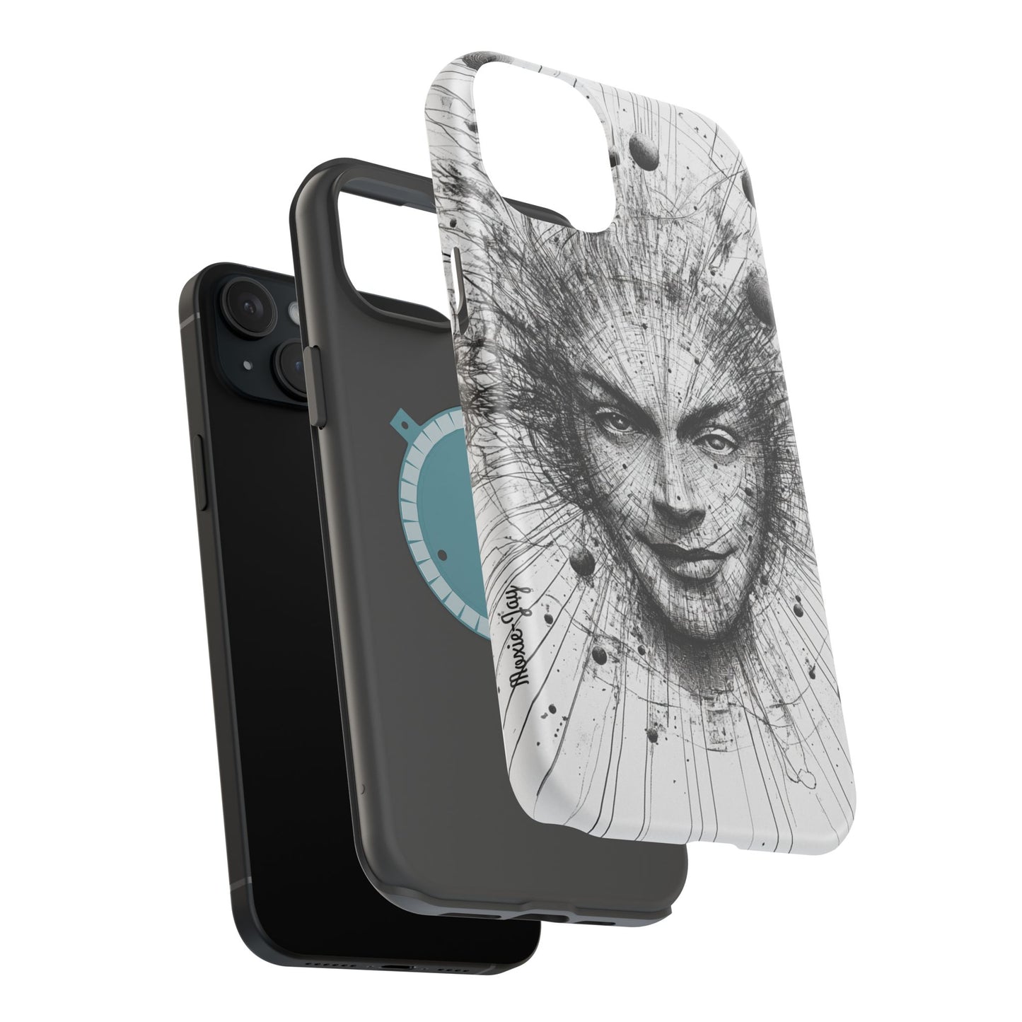 Artistic Magnetic Phone Case - Unique Design for Creative Minds