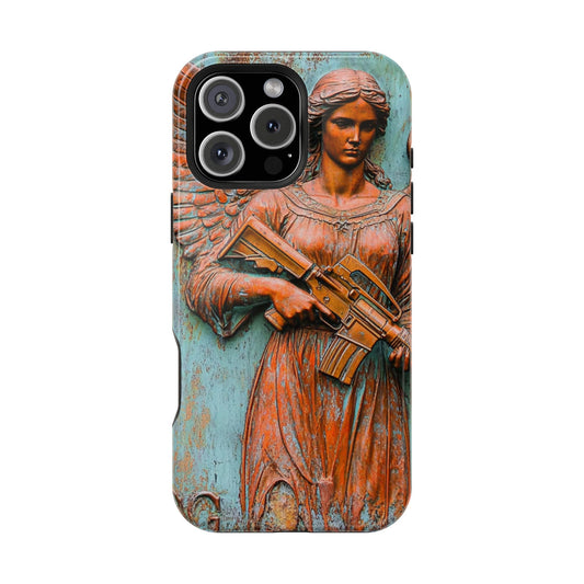 Crimson Guardian MagSafe® iPhone Case - Moxie-Jay Art Edition