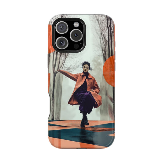 Tough iPhone Case - 'Floating Grace' Abstract Art