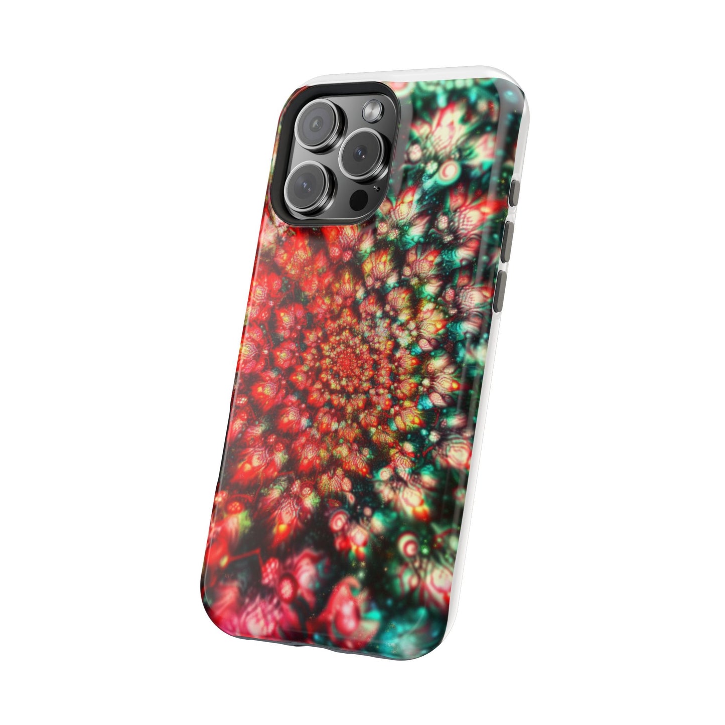 Luxurious Magnetic Wireless Charging Tough iPhone Case - "Psychedelic Dreams" by Moxie-Jay