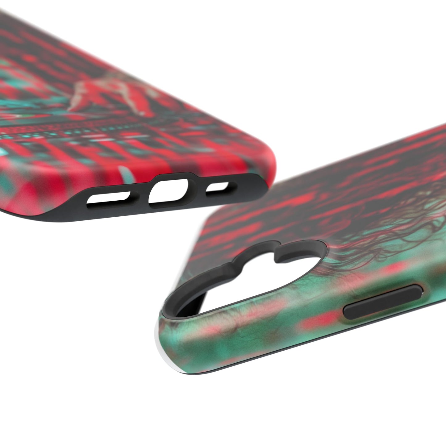 "Vinyl Virtuoso" Luxury Magnetic Wireless Charging iPhone Case by Moxie Jay
