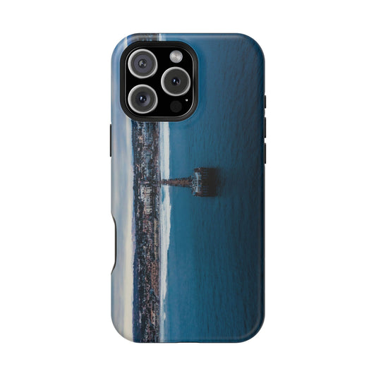 Phone Case - Oceanside CA Pier Sunset Design by Moxie-Jay