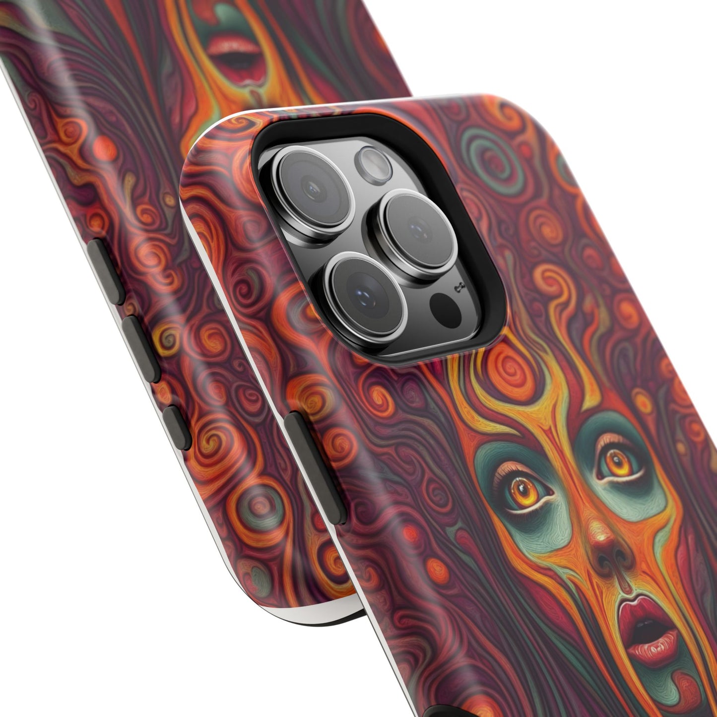 Luxurious MagSafe® Compatible iPhone Case - "Cosmic Meltdown" by Moxie-Jay