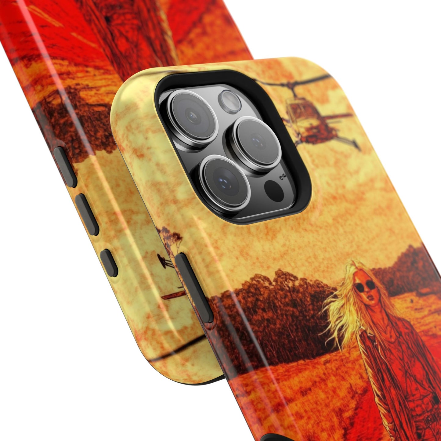Retro Adventure Magnetic Tough Case - Bold Design for Film Lovers