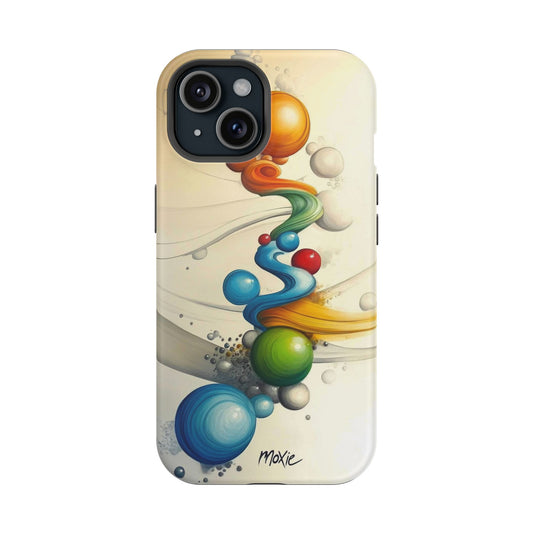 Phone Case - Abstract Balls Design by Moxie-Jay - Magnetic Tough