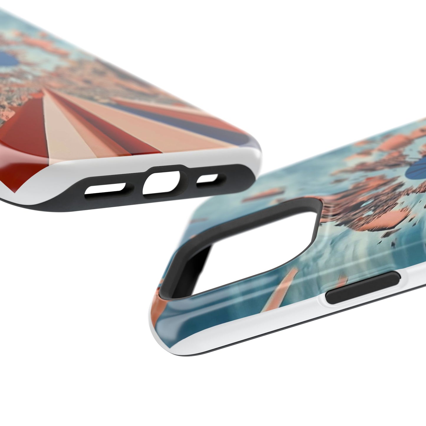 Phone Case with 'World at 10000 MPH' Art by Moxie Jay