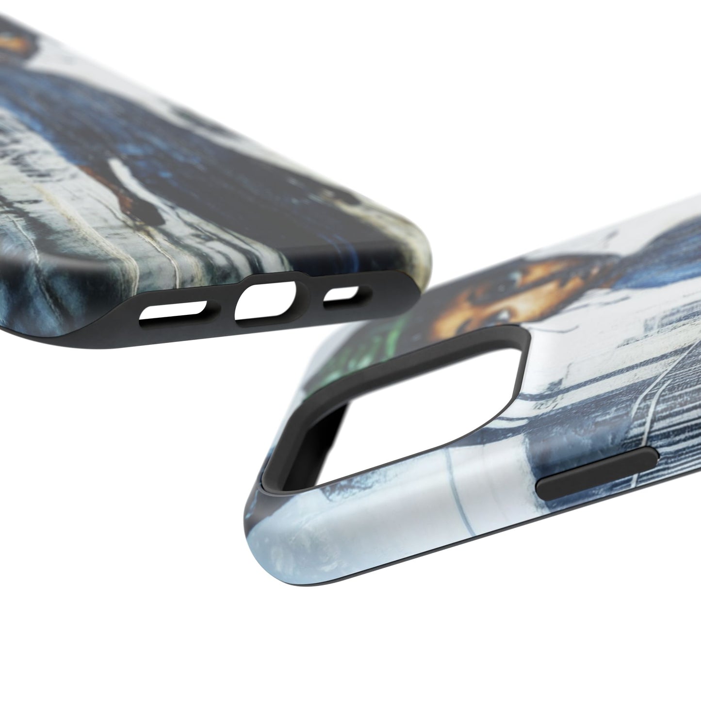 Artistic Magnetic Tough Case | Unique Urban Design for Phone Protection