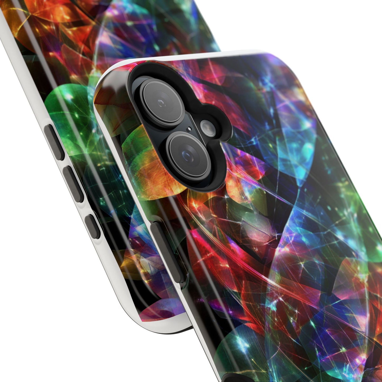 iPhone Case with Neon Colors Art by Moxie-Jay